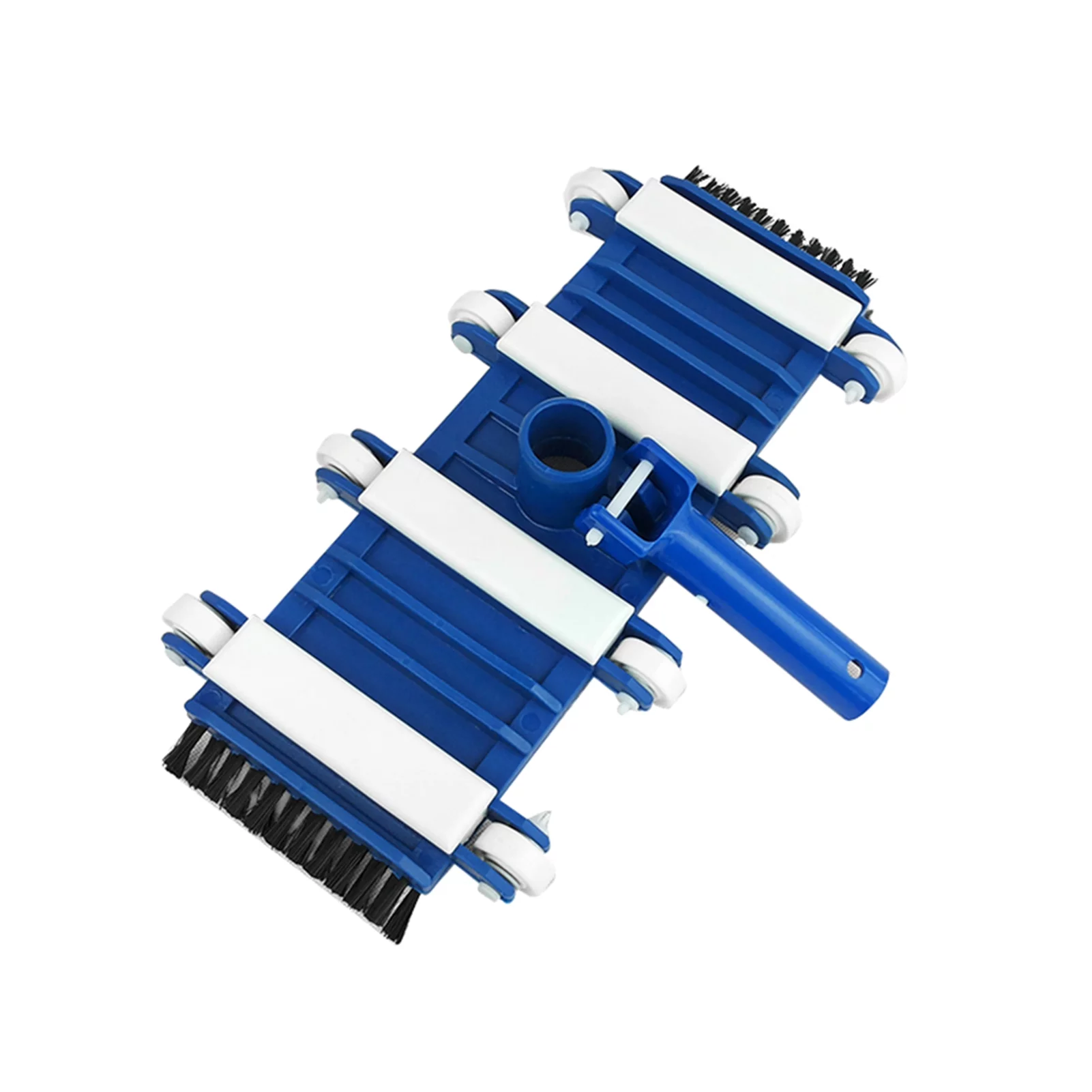 14 Inch Swimming Pool Head Cleaner Underwater Cleaner with Brush Wheels for Home Ground Pool Pond Spa Inflatable Pool Fountain