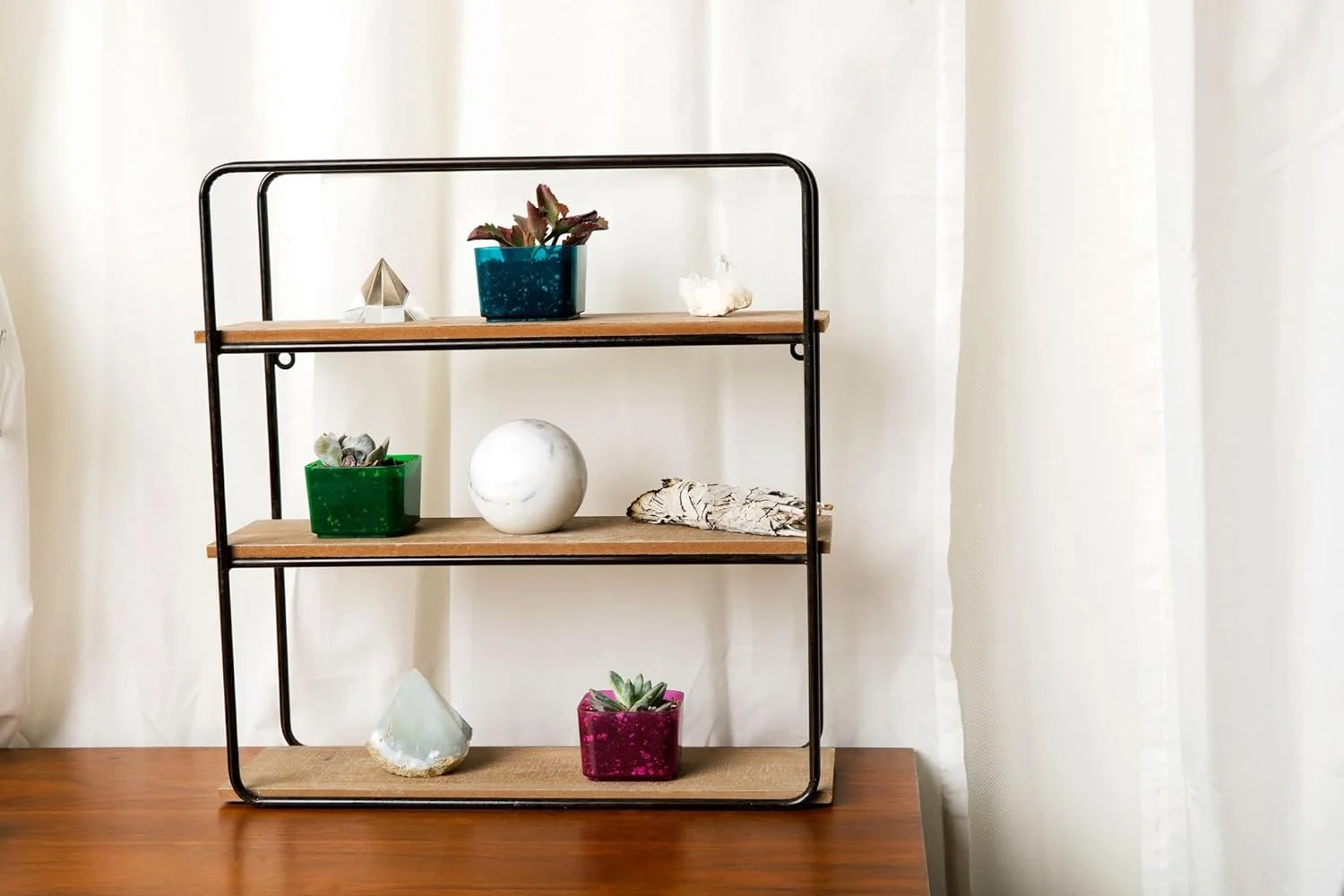 Clear Succulent Pots - 6 Pack (Rose Quarts)