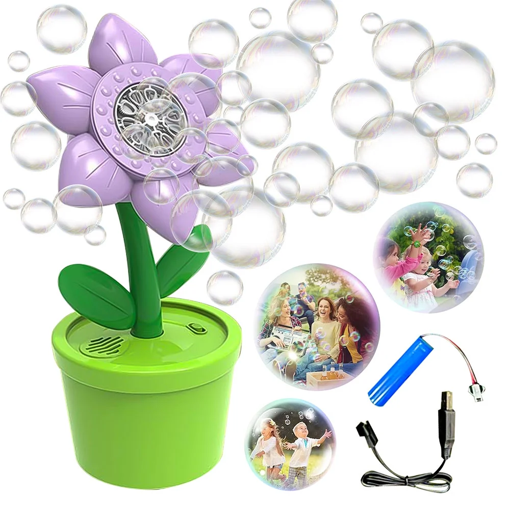 Bubble Machine for Kids, 20000+Bubbles, Kids Toys for 3+ Years, Outdoor Toys, Summer Toys, Birthday Gifts for Boys Girls 3-6 Years