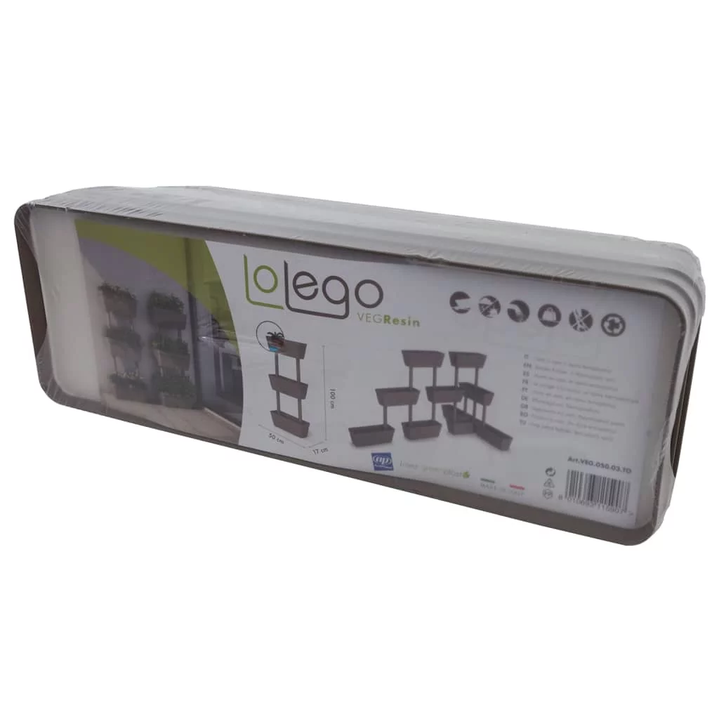 Andoer parcel,6 Pcs Taupe Balcony 39.4in Taupe Pcs 39.4