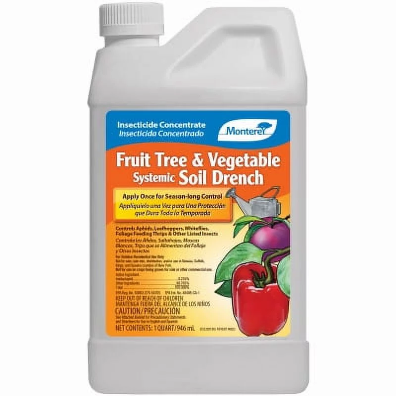 QT Fruit Tree & Vegetable Systemic Soil Drench Mix In Water & Pour A, Each