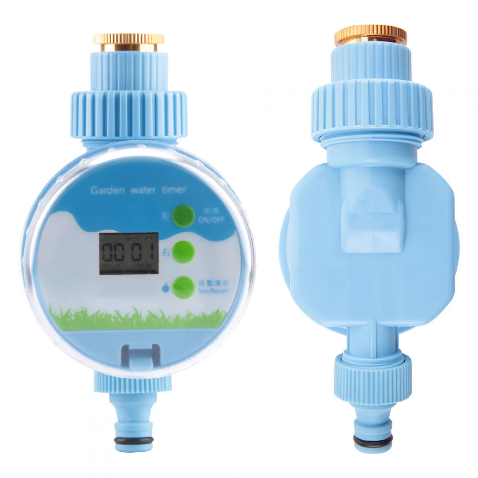 ZPSHYD Garden Irrigation Timer, Electronic 360° Rotating Automatic Garden Irrigation Timer Intelligent Flowers Watering Control