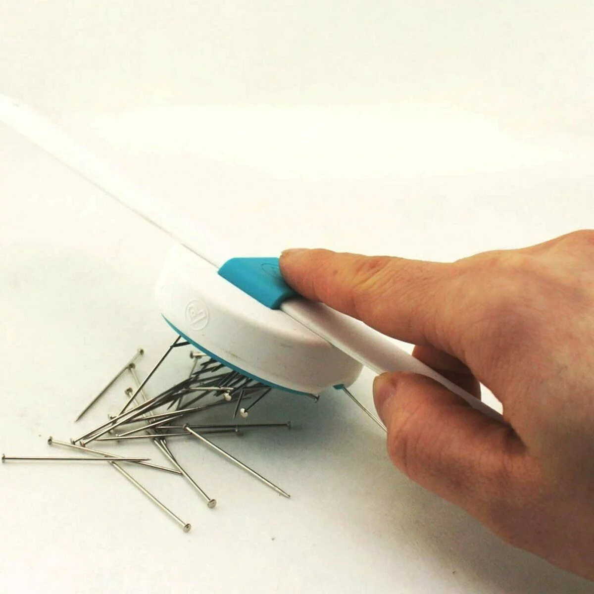 Magnetic Wrist Pin Cushion, Pins & Needles Holder - Pick Color-Blue