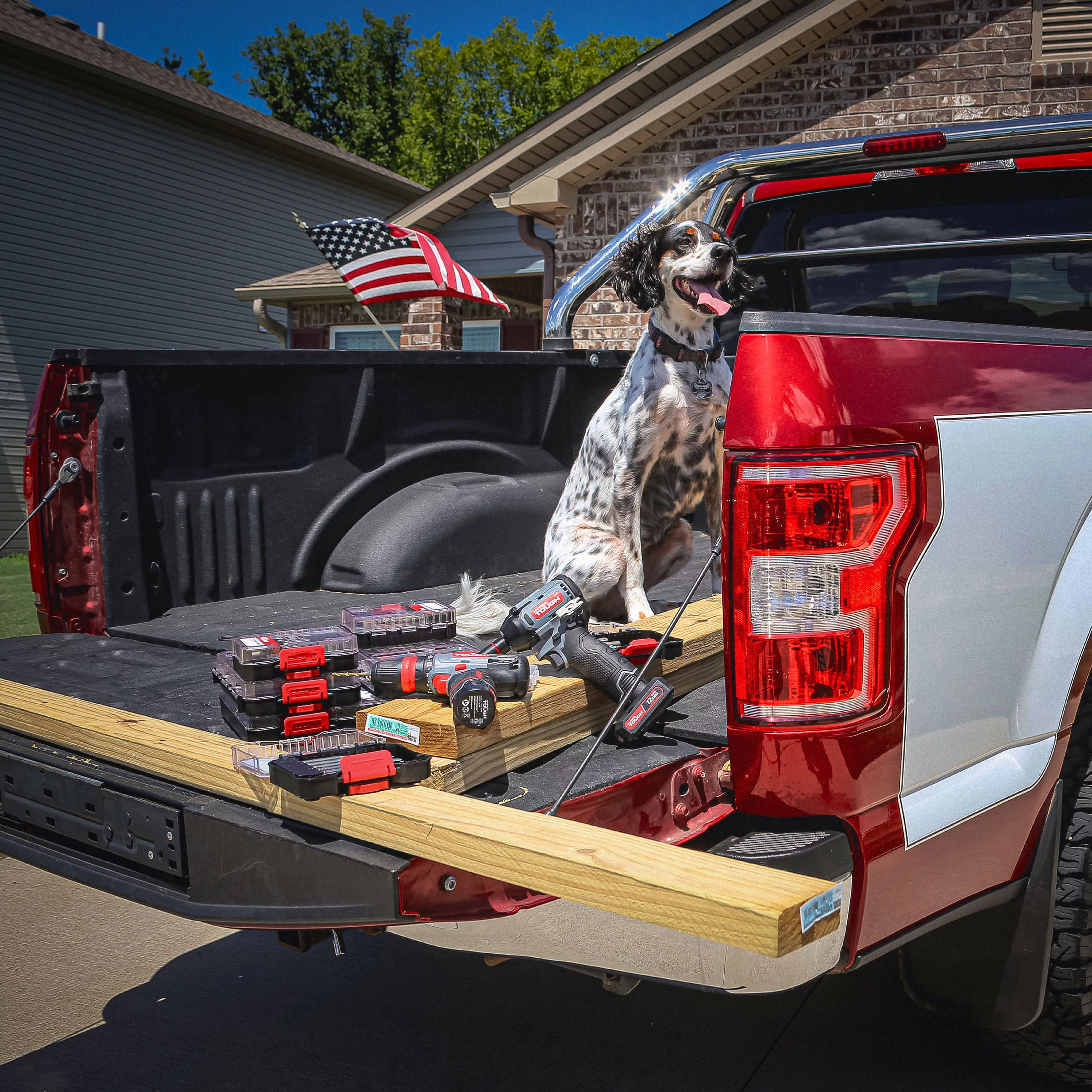 Hyper Tough 50-Piece T-Handle Driver and Drill Bit Set in Click Fit™ Case, 42036CF