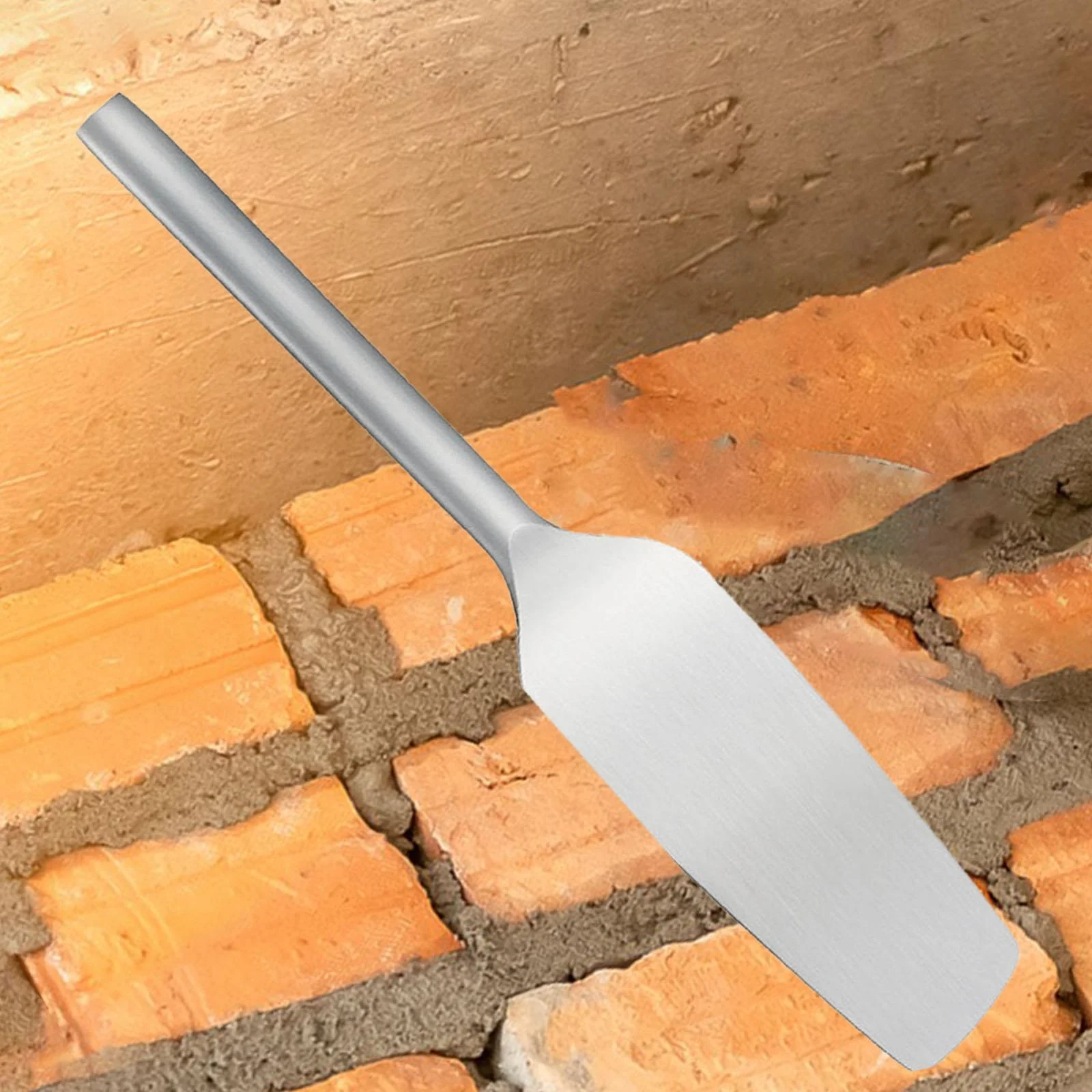 SunniMix Brick Trowel Drywall Plastering Trowel Filling Cement Tool Multifunctional Brick Silver 43.5cm