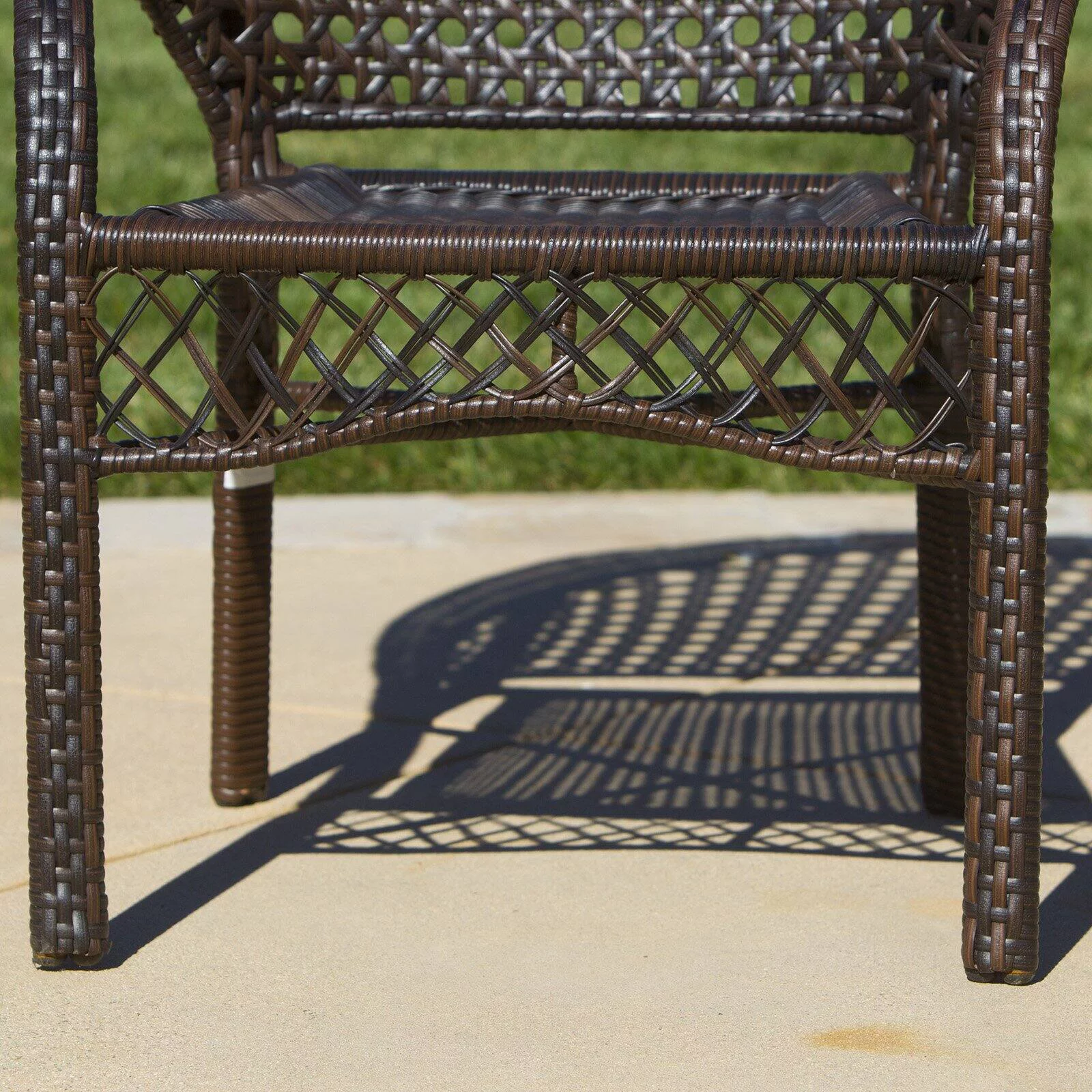 All-Weather Wicker Patio Dining Set - Set of 4