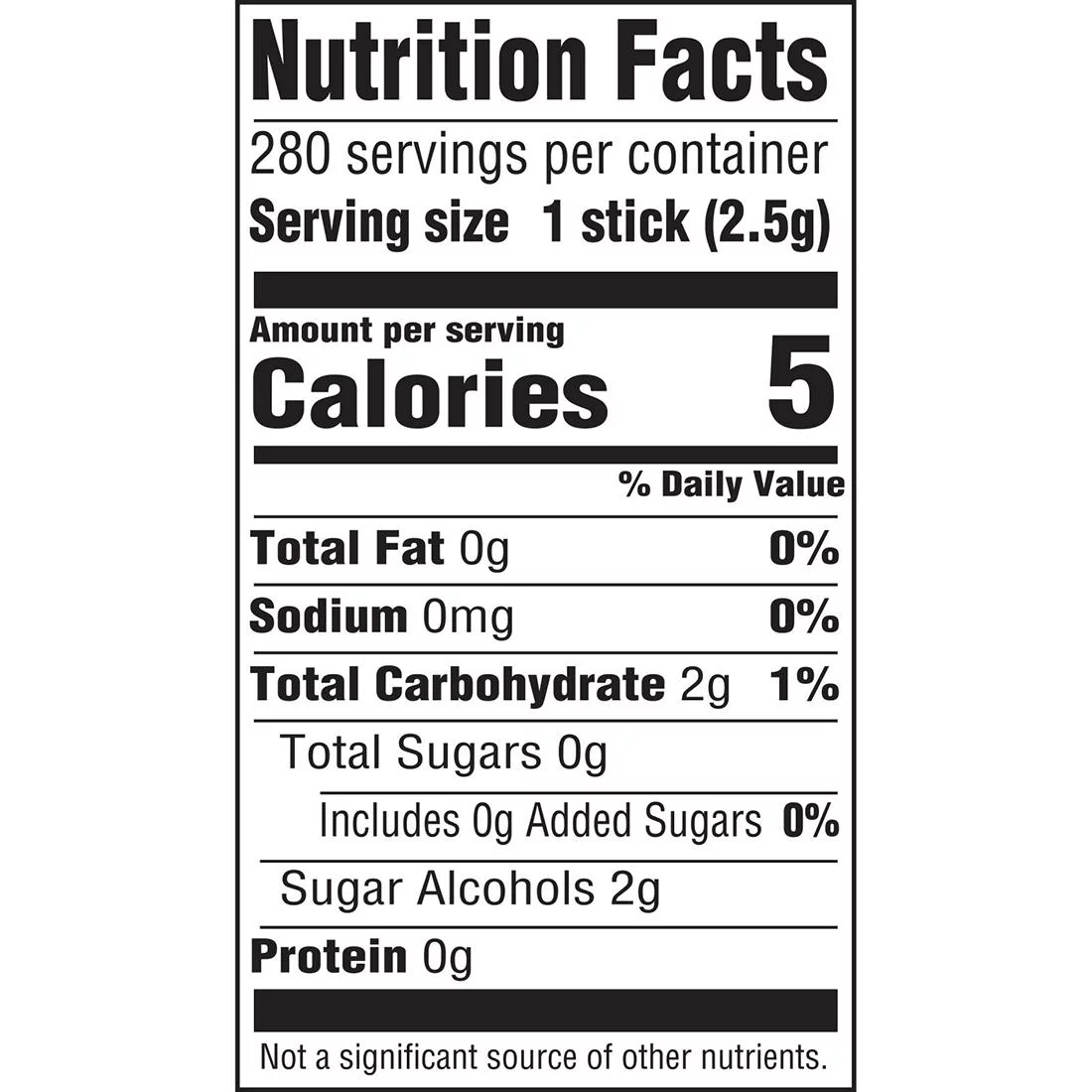 Extra Peppermint and Spearmint Sugar Free Chewing Gum, 35 Ct.