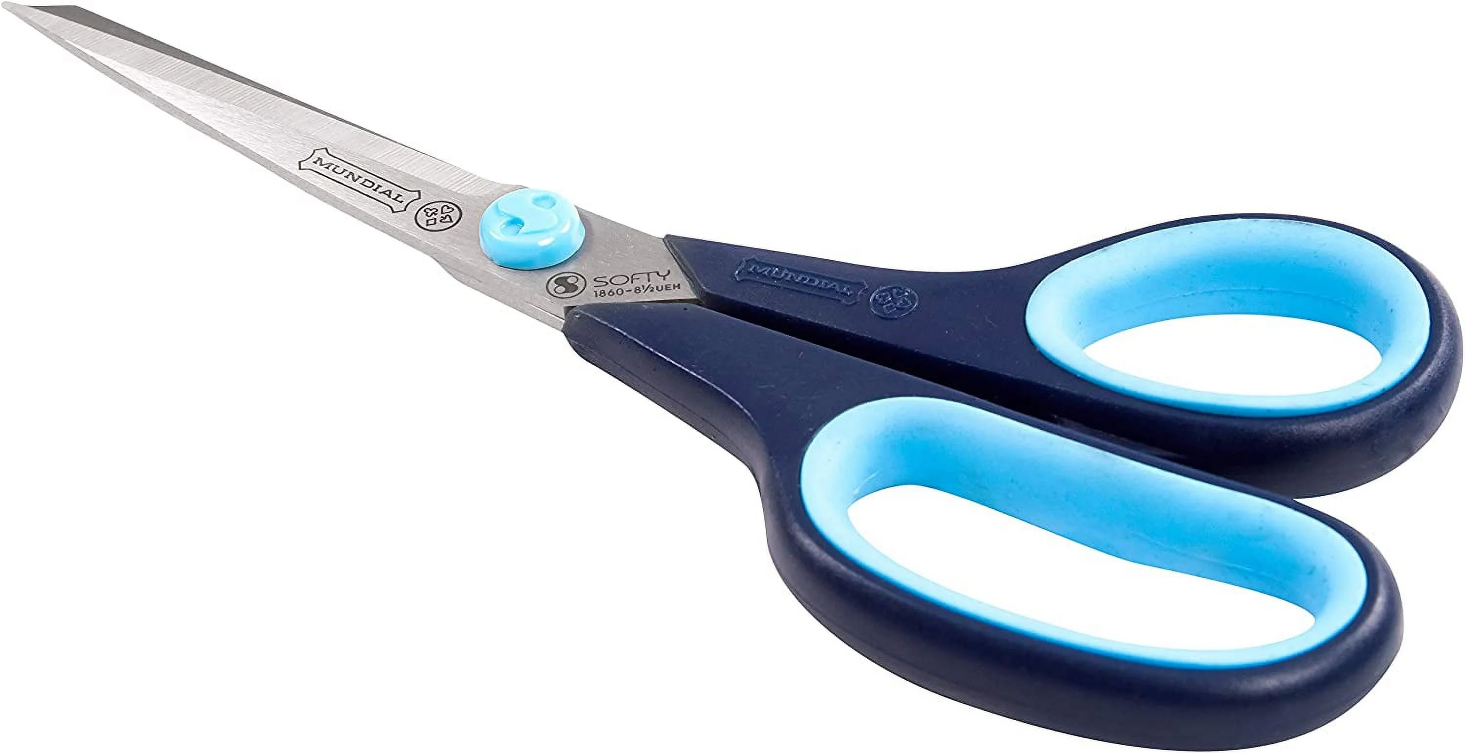 Mundial 1860-1 8.5 in. Cushion Soft Dressmaker Shears Serrated Bottom Blade