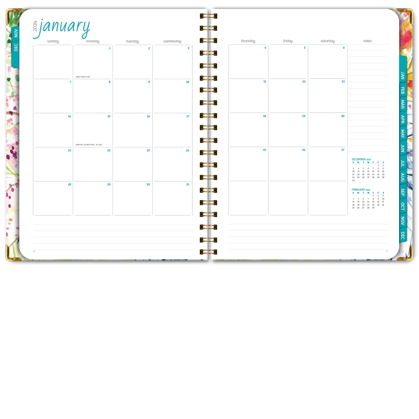 Hardcover CY 2024 Fashion Planner - 8.5