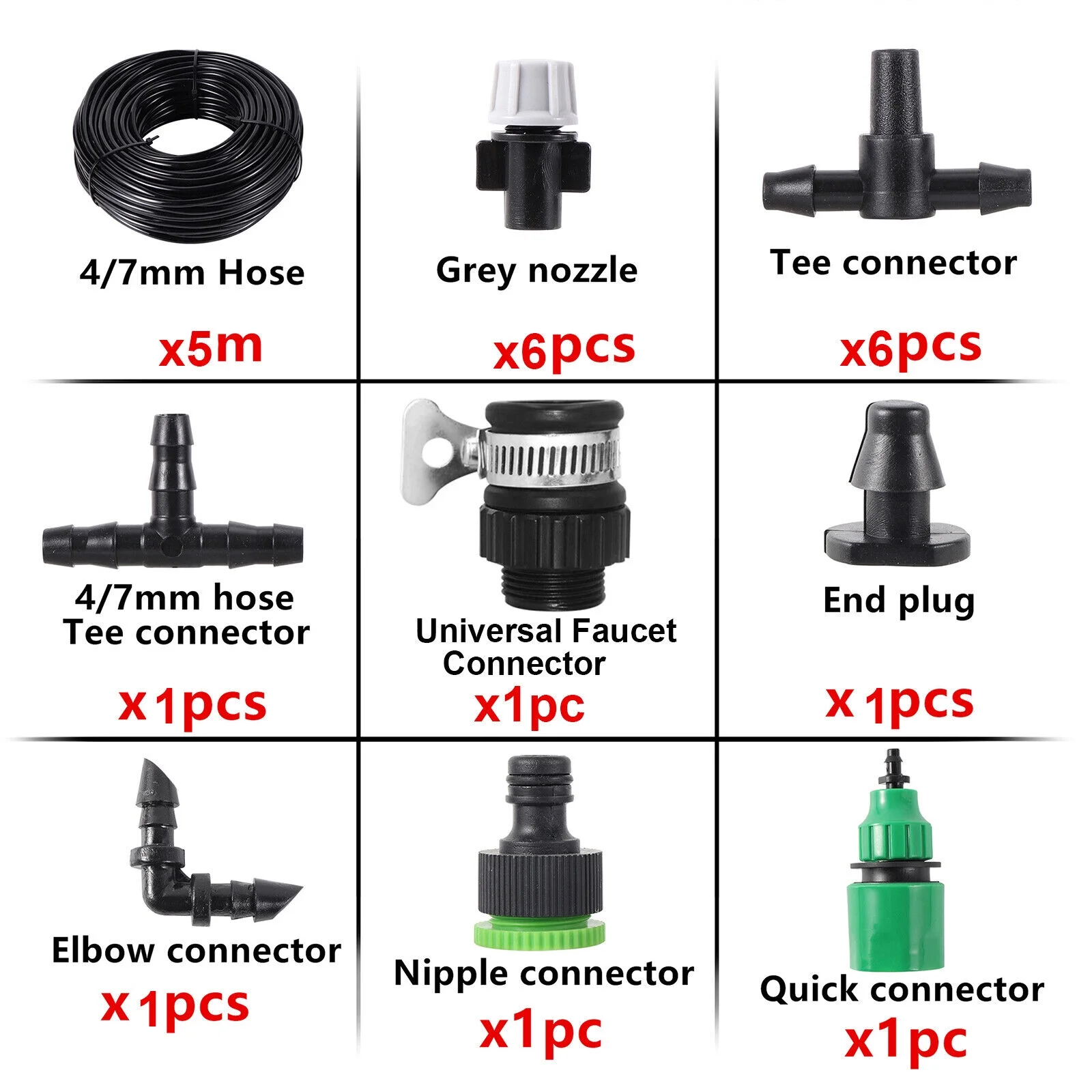 Garden Automatic Watering Drip Irrigation System Fog Nozzles irrigation System