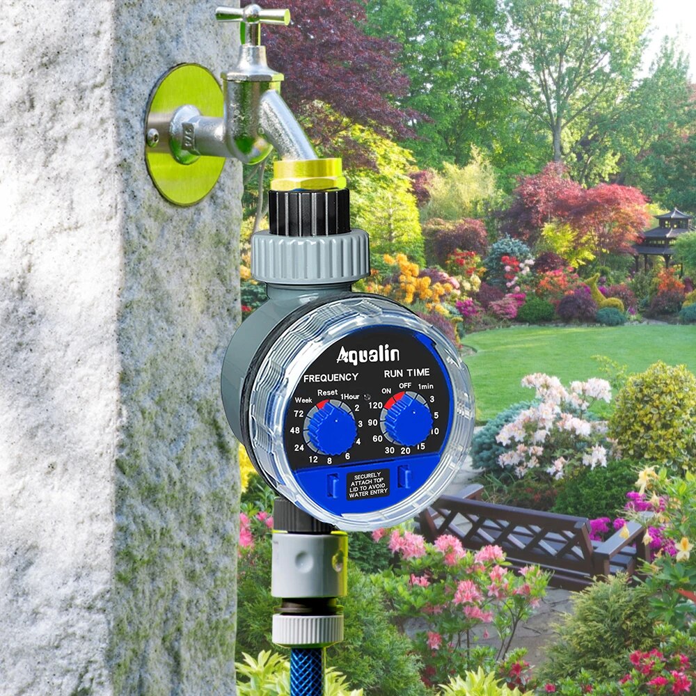 Garden Water Timer with Rain Sensor Hole Garden Hose Timer Irrigation Controller Watering Tools 0 Pressure Working
