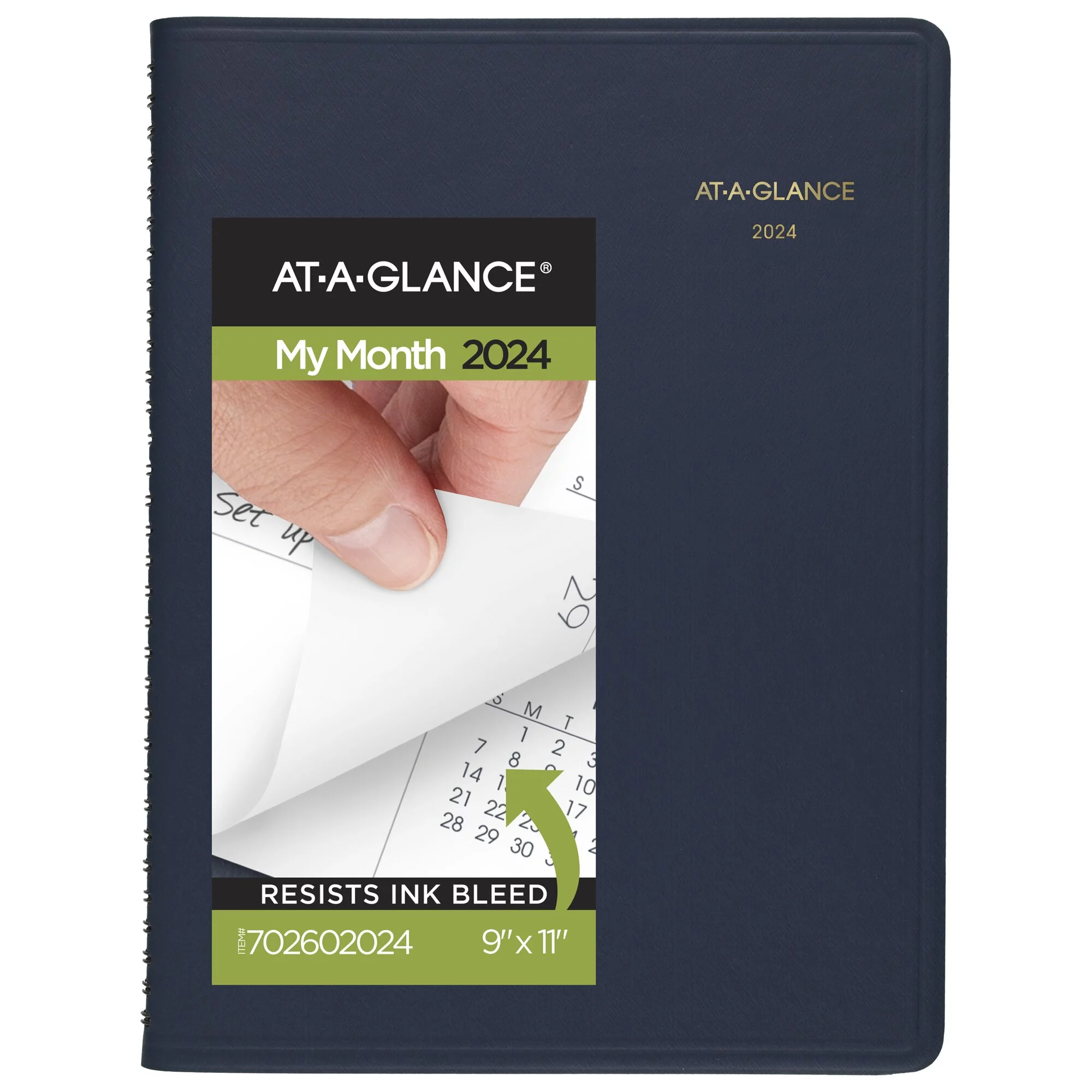 AT-A-GLANCE 2024 Monthly Planner Navy Large 9 x 11 - Monthly Planners