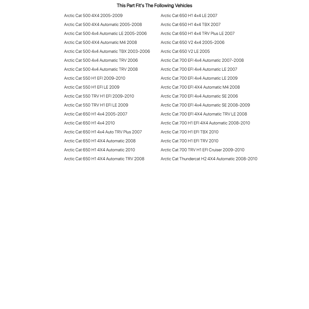 Tusk Subzero Snow Plow Kit, Winch Equipped ATV, 60