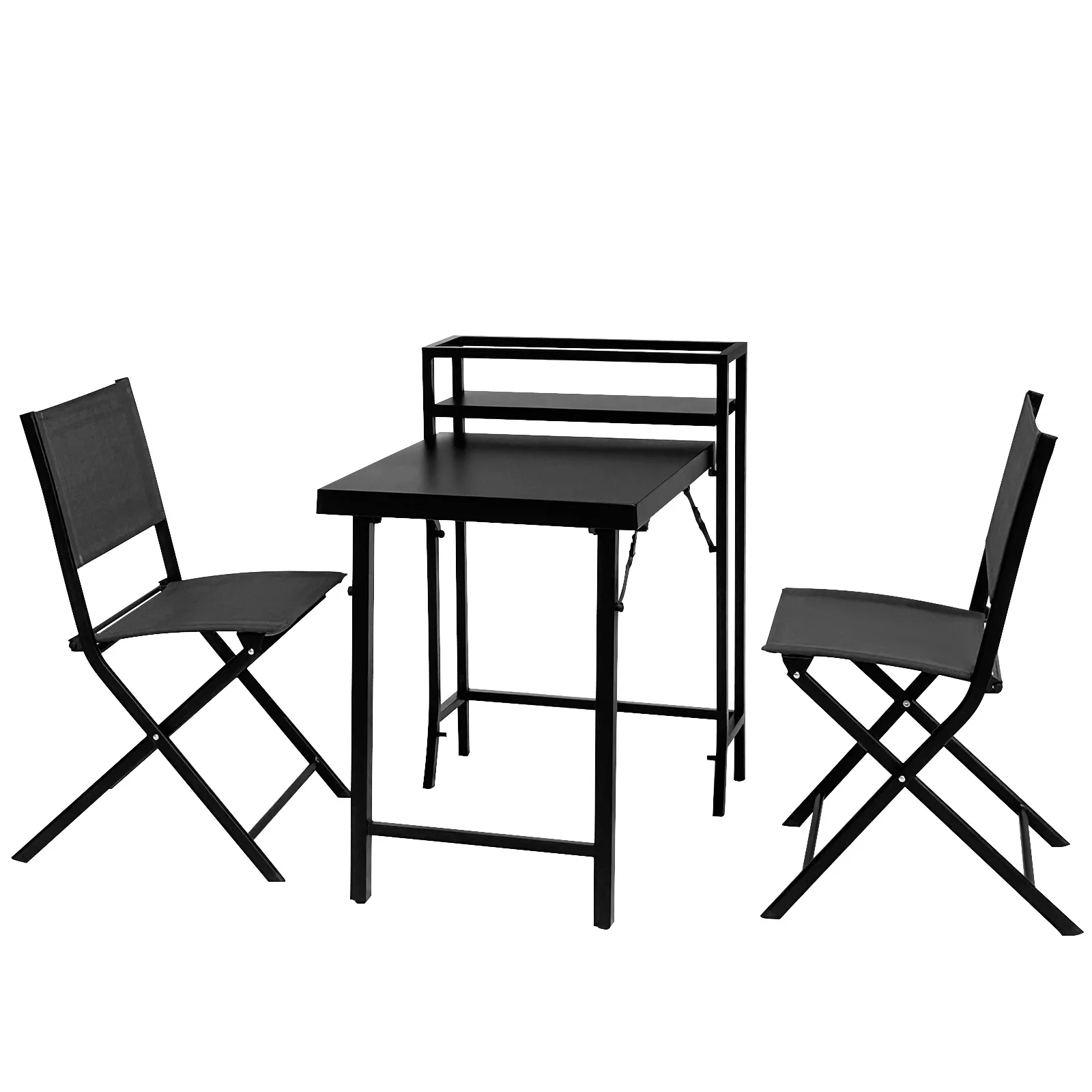 Stylish 3-Piece Patio Bistro Set - 3 pieces - 46.0 - Elevate your outdoor space with style and comfort!