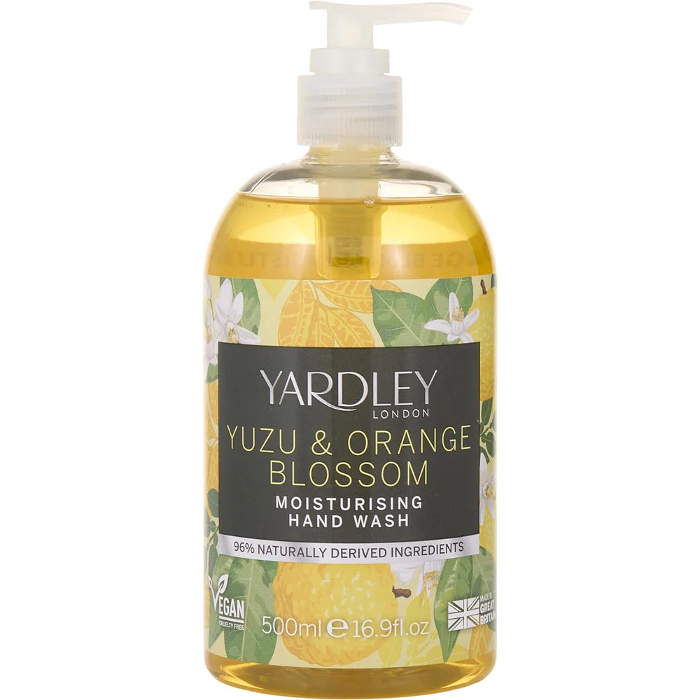 YARDLEY YUZU & ORANGE BLOSSOM by Yardley-BOTANICAL HAND WASH 16.9 OZ-UNISEX