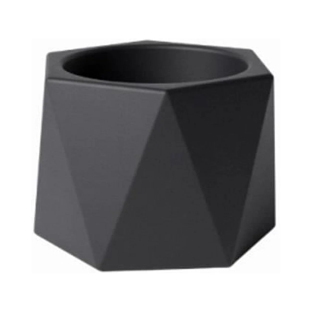 3 in. Dode Planter, Black - Pack of 4