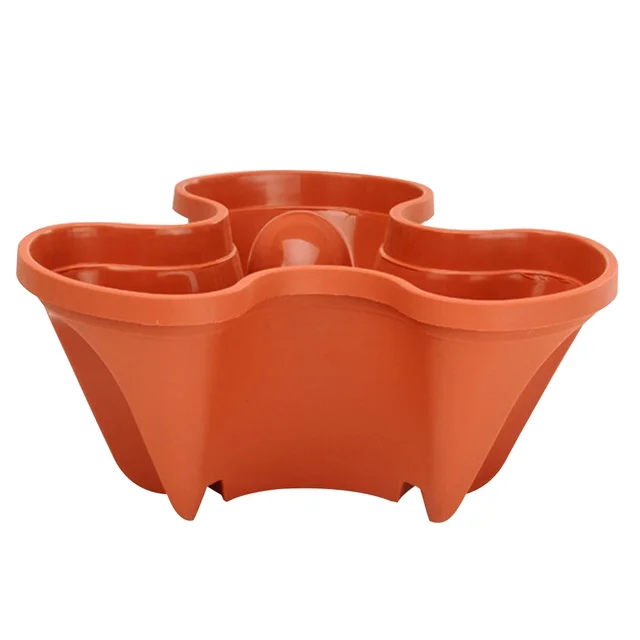 Plastic Stackable Vertical Stereoscopic Flower Plant Pot Strawberry Seedling Holder Garden Planter Flower Vegetables Decoration