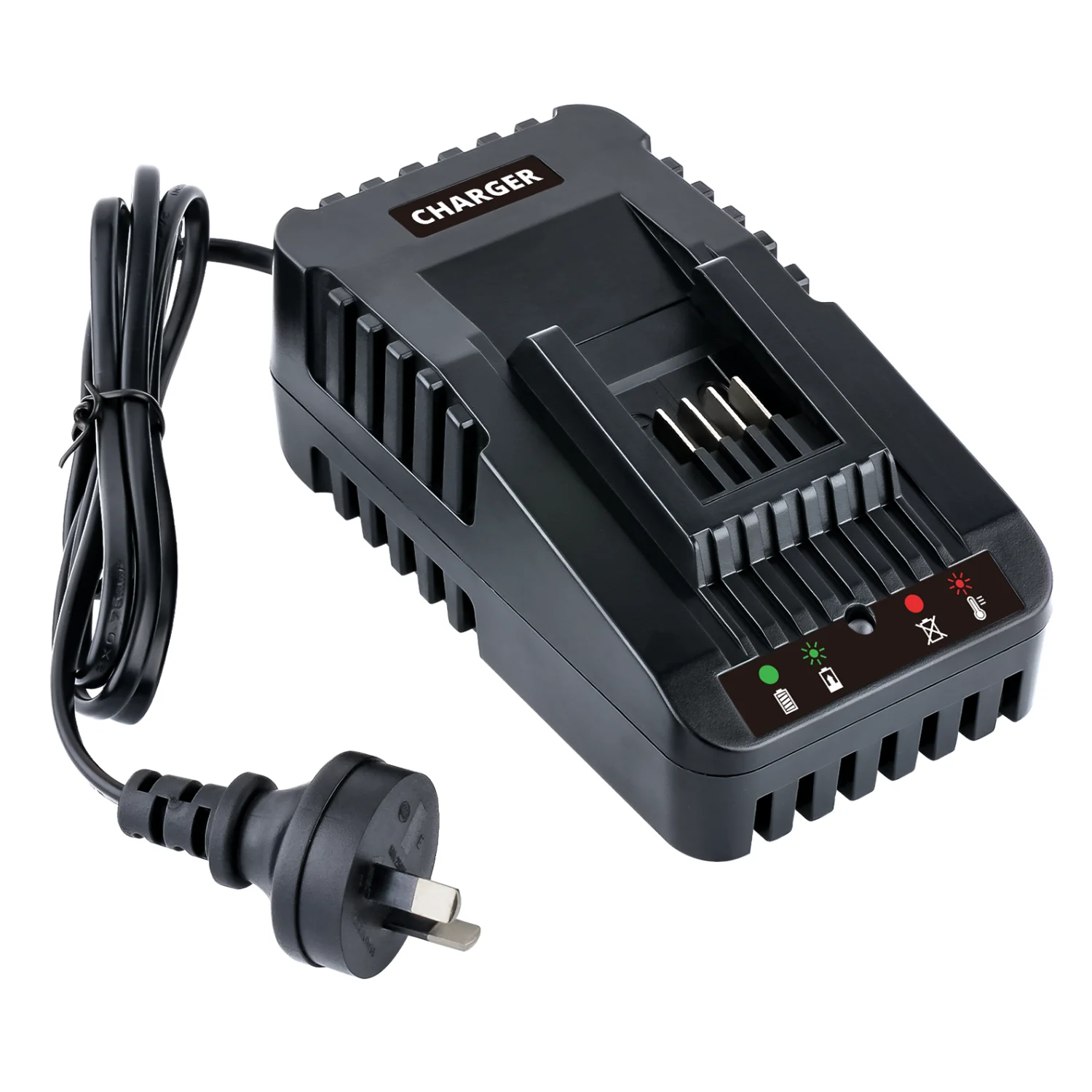 Worx WA3880 18V/20V Li-ion Quick Charger Compatible with WA3551 WA3575 WA3578 WA3512 WA3512.1 WA3522 WA3544 WA3671