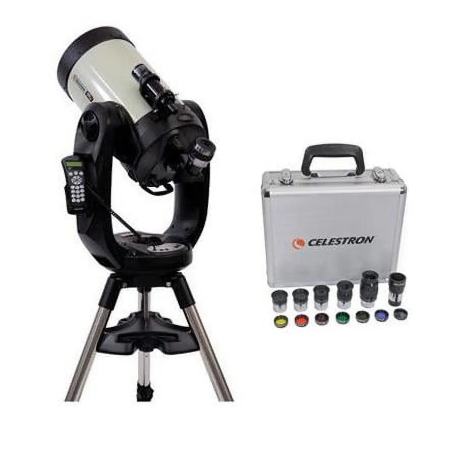 CPC Deluxe 1100 HD Computerized Telescope - with Deluxe Accessory Kit (5 Celestron Plossl Eyepieces, 1.25