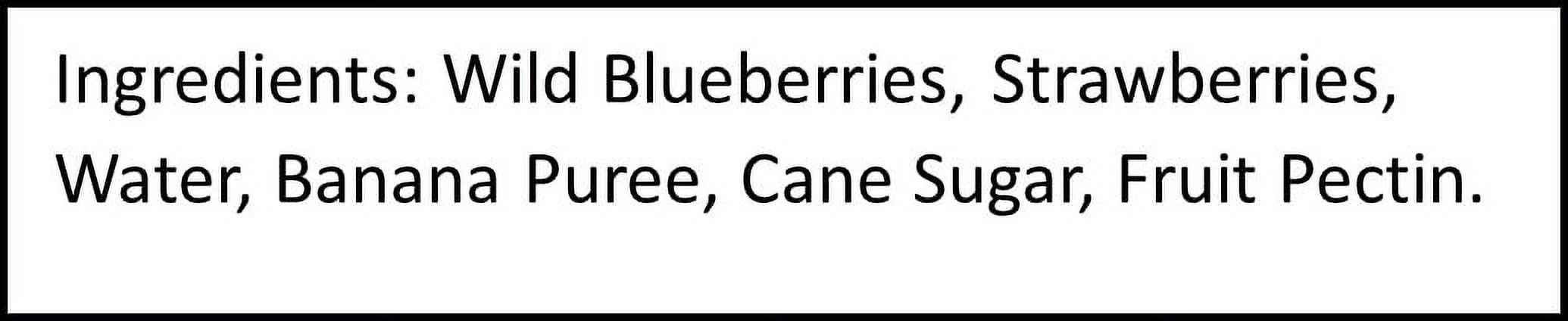 Wyman's Just Fruit & Banana Bites, 4 Pack of 2.3 oz Cups (Frozen)