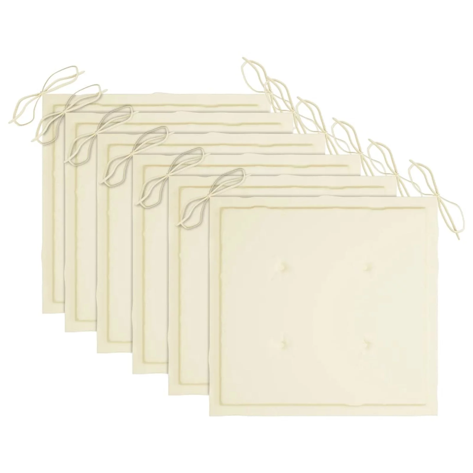 ametoys Dining Chairs 6 pcs with Cushions Solid Teak Wood