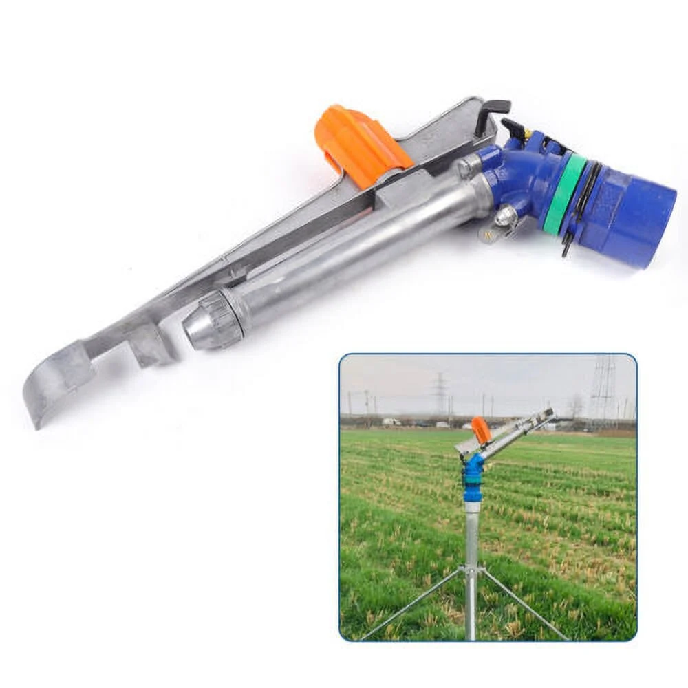 1.5 in Irrigation Sprinkler Large Impact Area Water Spray Gun 360° Adjustable