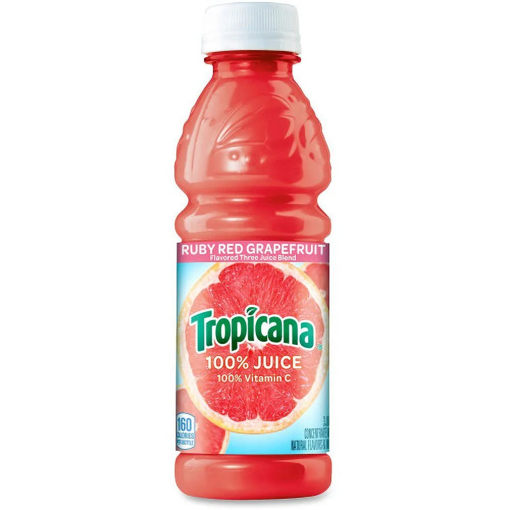 Tropicana Bottled Ruby Red Grapefruit Juice, Each
