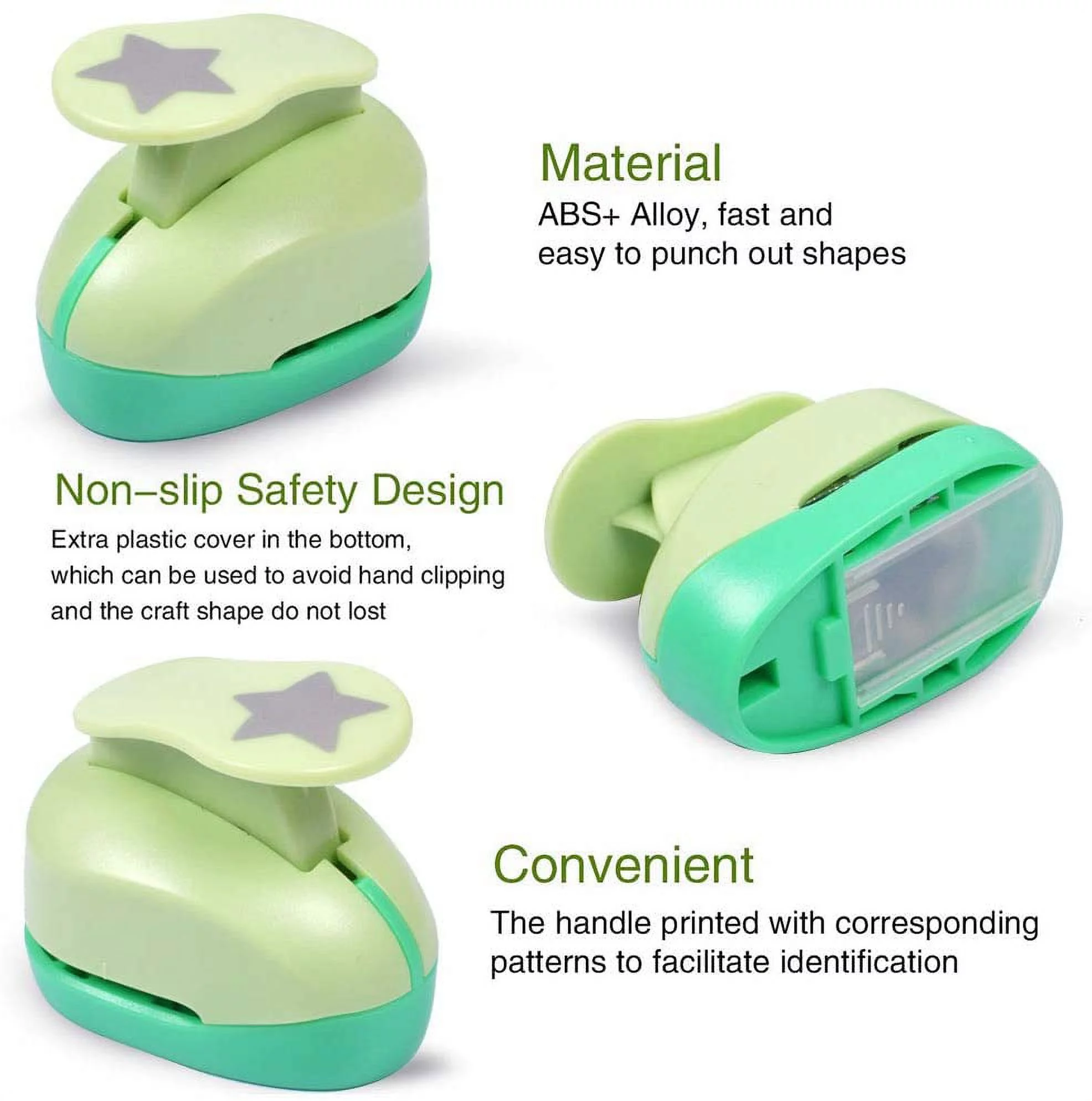 Craft Hole Punch, Paper Puncher Handmade Hole Scrapbooking Punches, Paper Crafting Card Making for Kindergarten Teacher Kids Office supplies