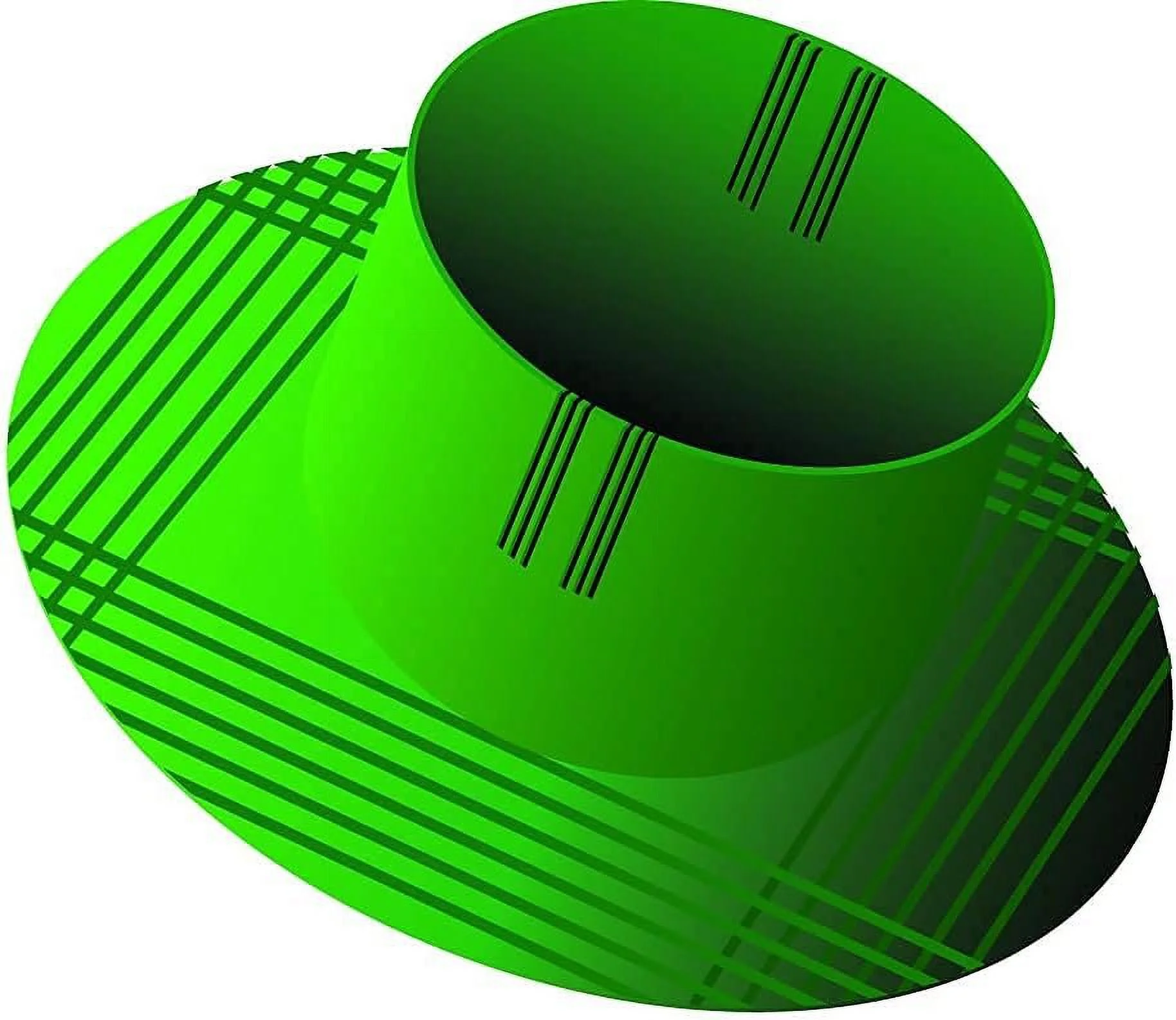 GRASSHOLE - Sprinkler Head Protection Sprinkler Donut, Lawn Sprinkler Guard, Plastic Donuts for Sprinkler Heads 1 Pack