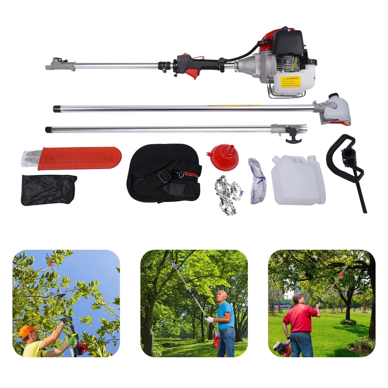 MONIPA Garden High Branch Saw Pruning Shears Electric Saw Pruning Machine 42.7CC