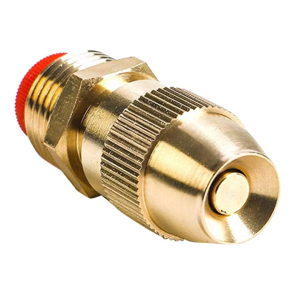 Garden Hose Nozzle Faucet Sprinkler Nozzle 1/2Inch External Thread Brass Nozzle
