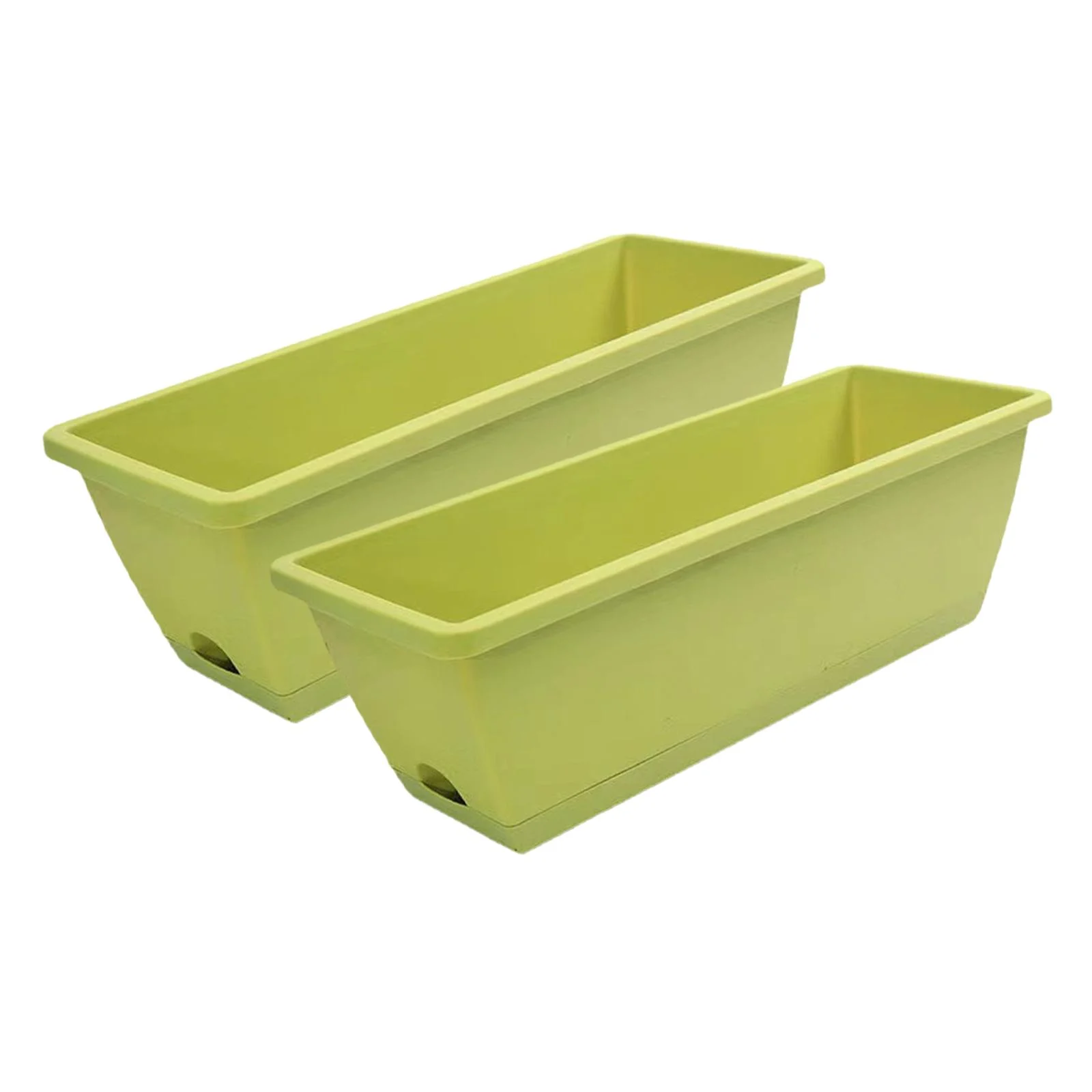 oshhnii 2Pcs Flower Flower Plant Pot for Yard Patio Indoor Outdoor Light Green