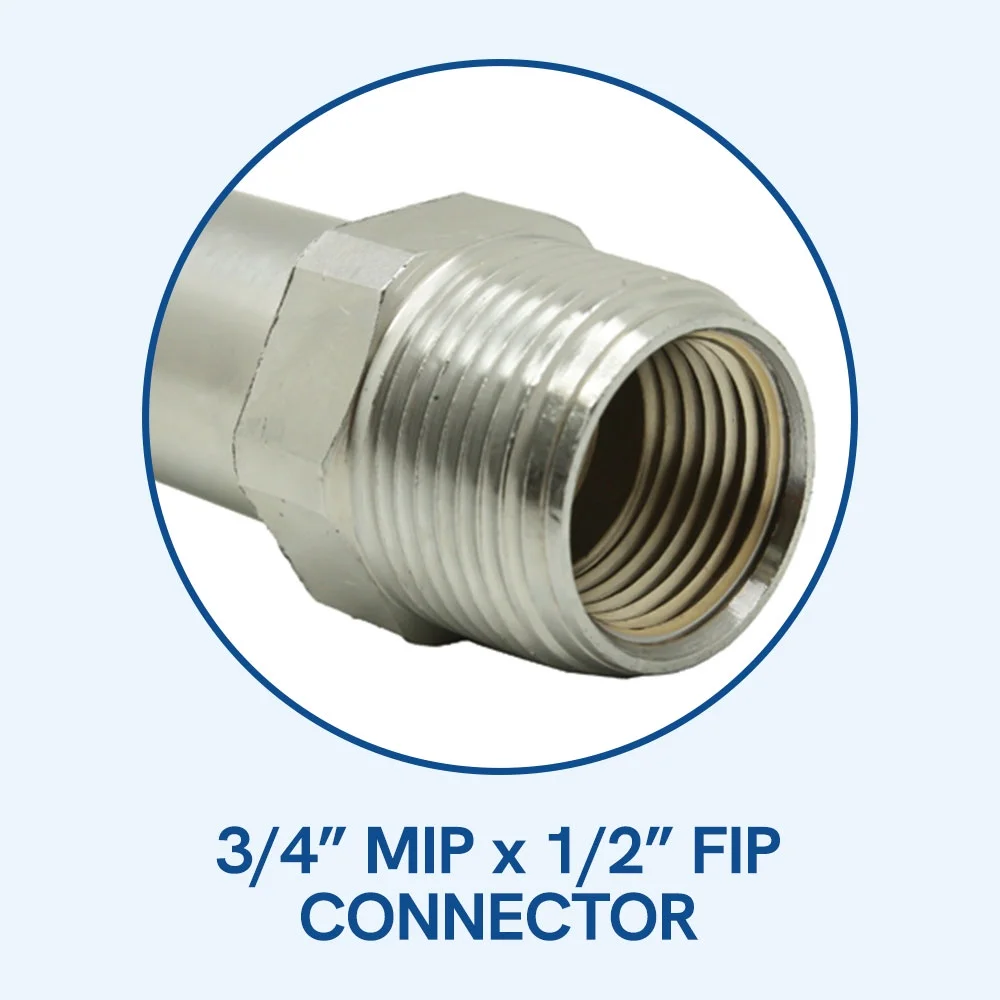 Thrifco 6417094 8 Inch Anti-Siphon Frost Free Sillcock (1/2 Inch MIP x 1/2 Inch Copper x 3/4 Inch GHT) - Economy