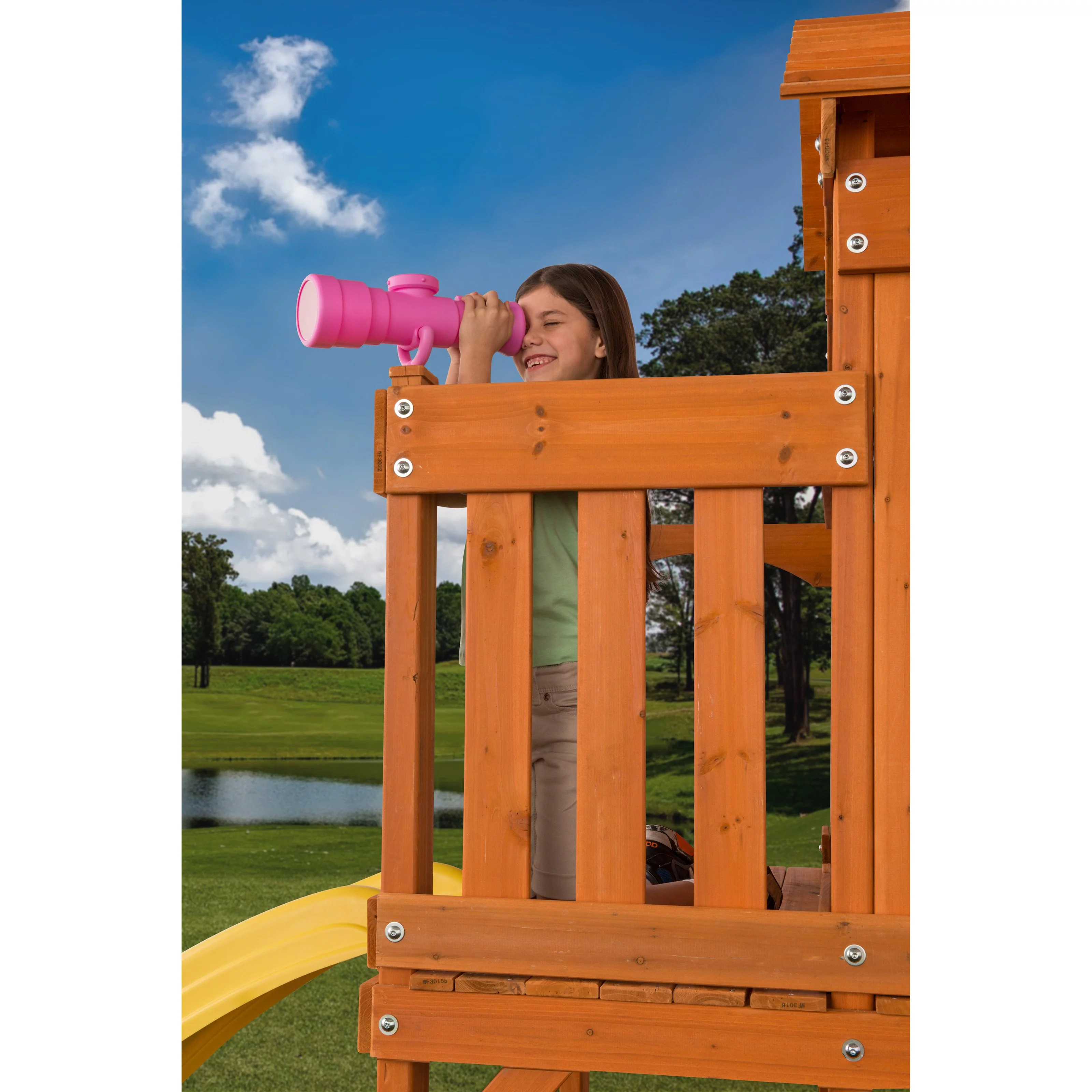 Creative Cedar Designs Playset Telescope- Blue