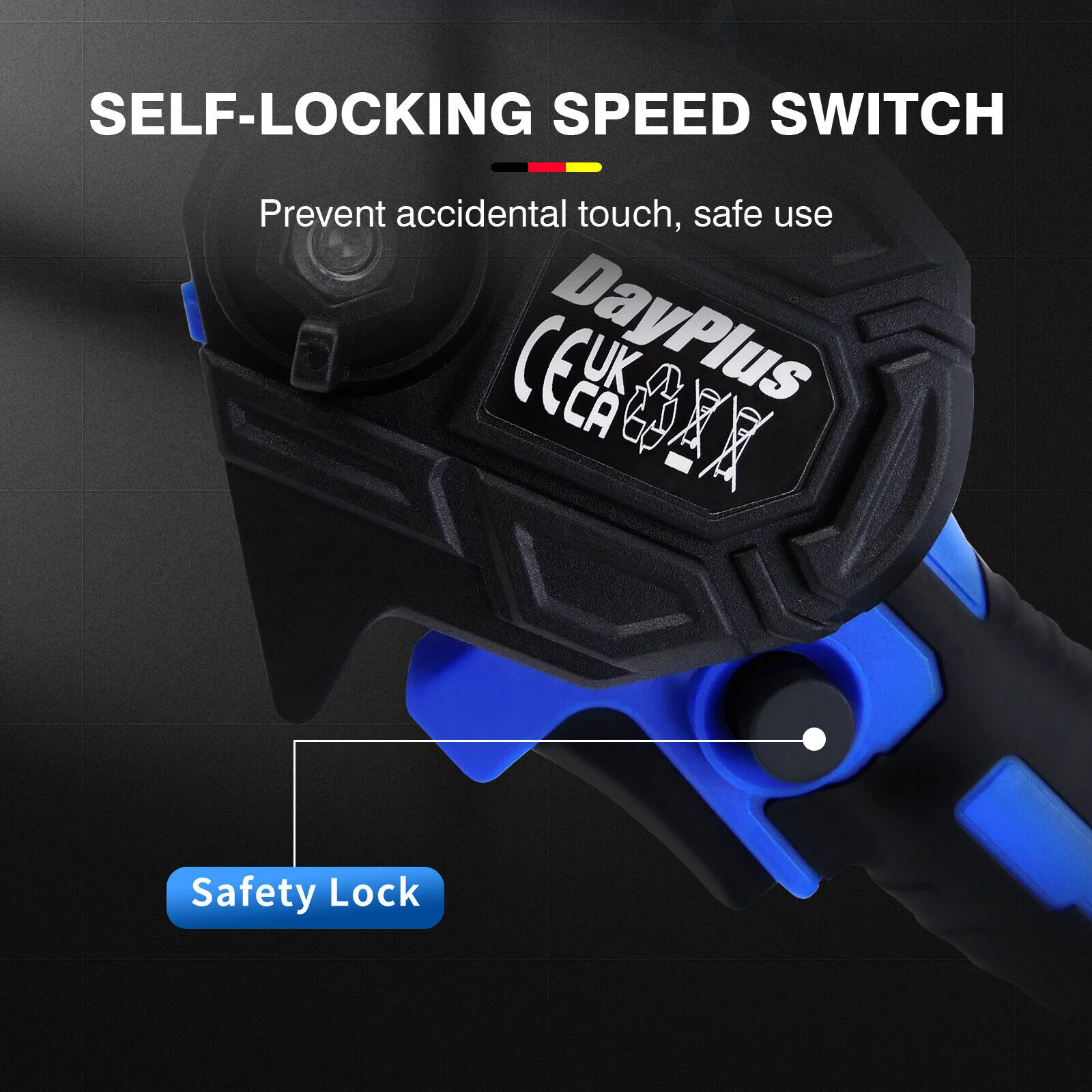 Dayplus Brushless Mini One-Hand Saw Woodworking Electric Chain Saw Wood Cutter 6 INCH