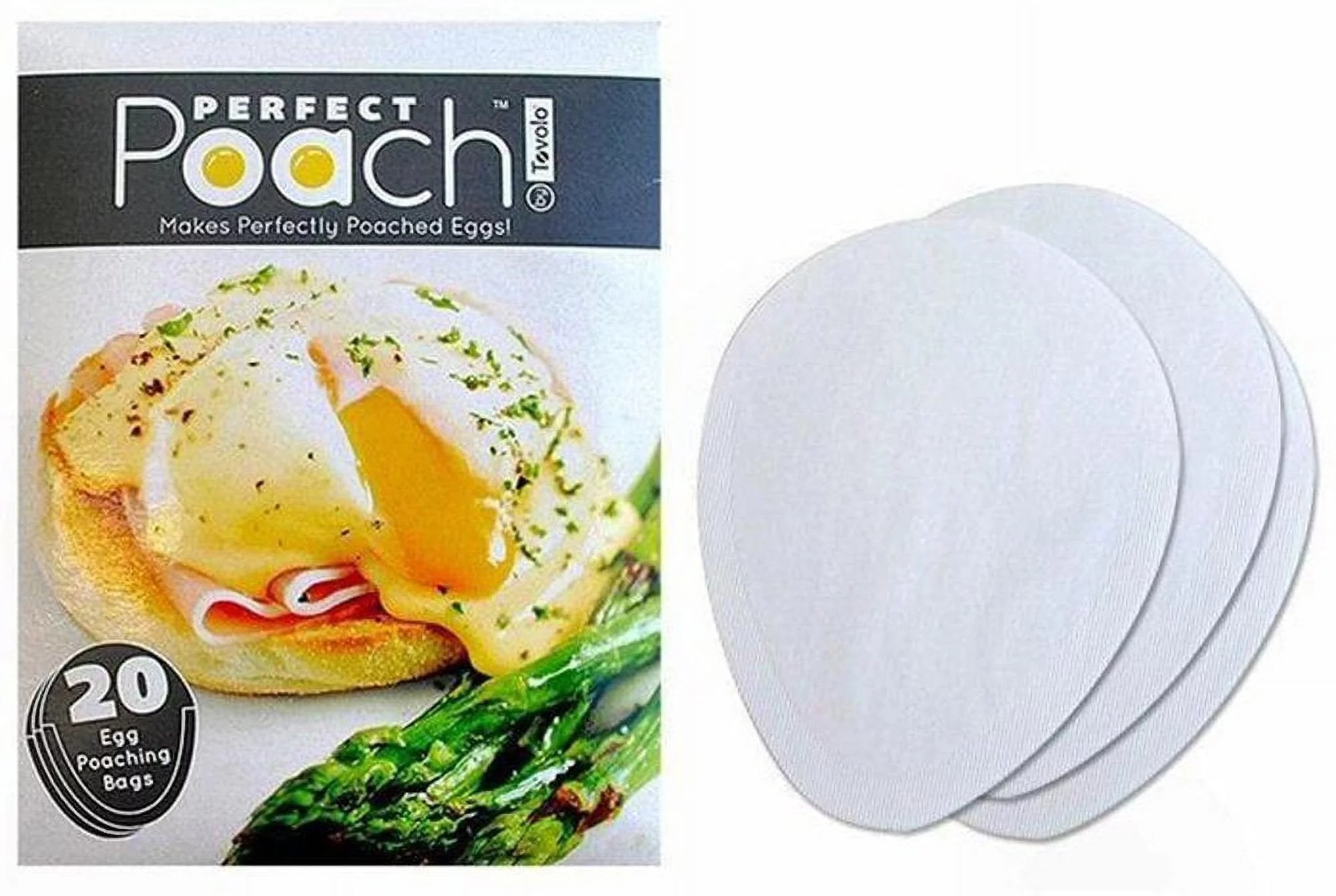Tovolo - Perfect Poach Egg Poaching Bags - 20 Bags