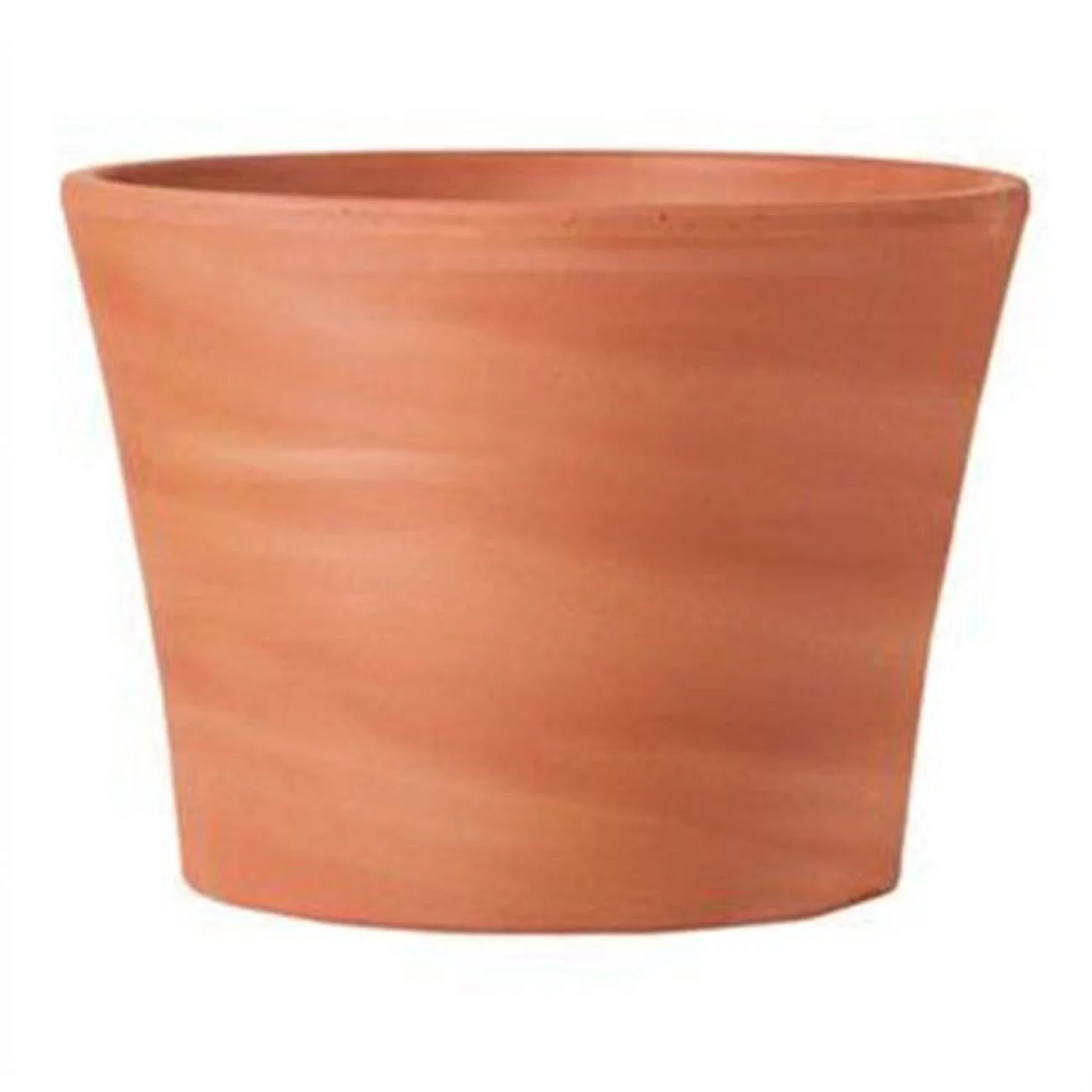 Deroma 256509 4.3 x 5.5 in. Terra Cotta Clay Cono Duo Planter for TV No.130-574, White - Pack of 10