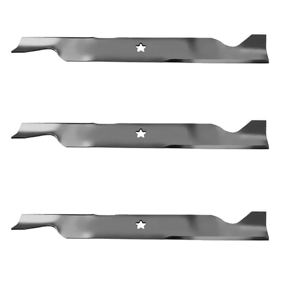 RAParts Three (3) High Lift Mower Blades Fits Husqvarna Riding Mower with 46