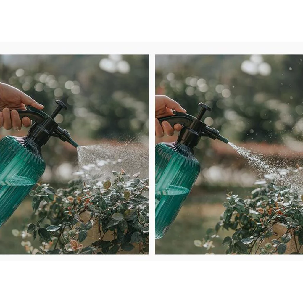 Fine Mist Spray Bottle with Top Pump , Indoor Plant Watering Can Water Sprayer for Flowers Herbs Plants (2 Liters/ 70Oz) Green