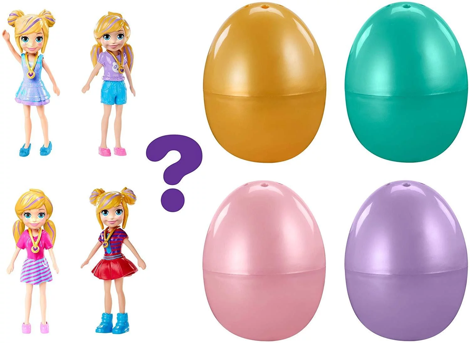 Polly Pocket Easter Egg With Surprise Polly Doll (Styles May Vary)