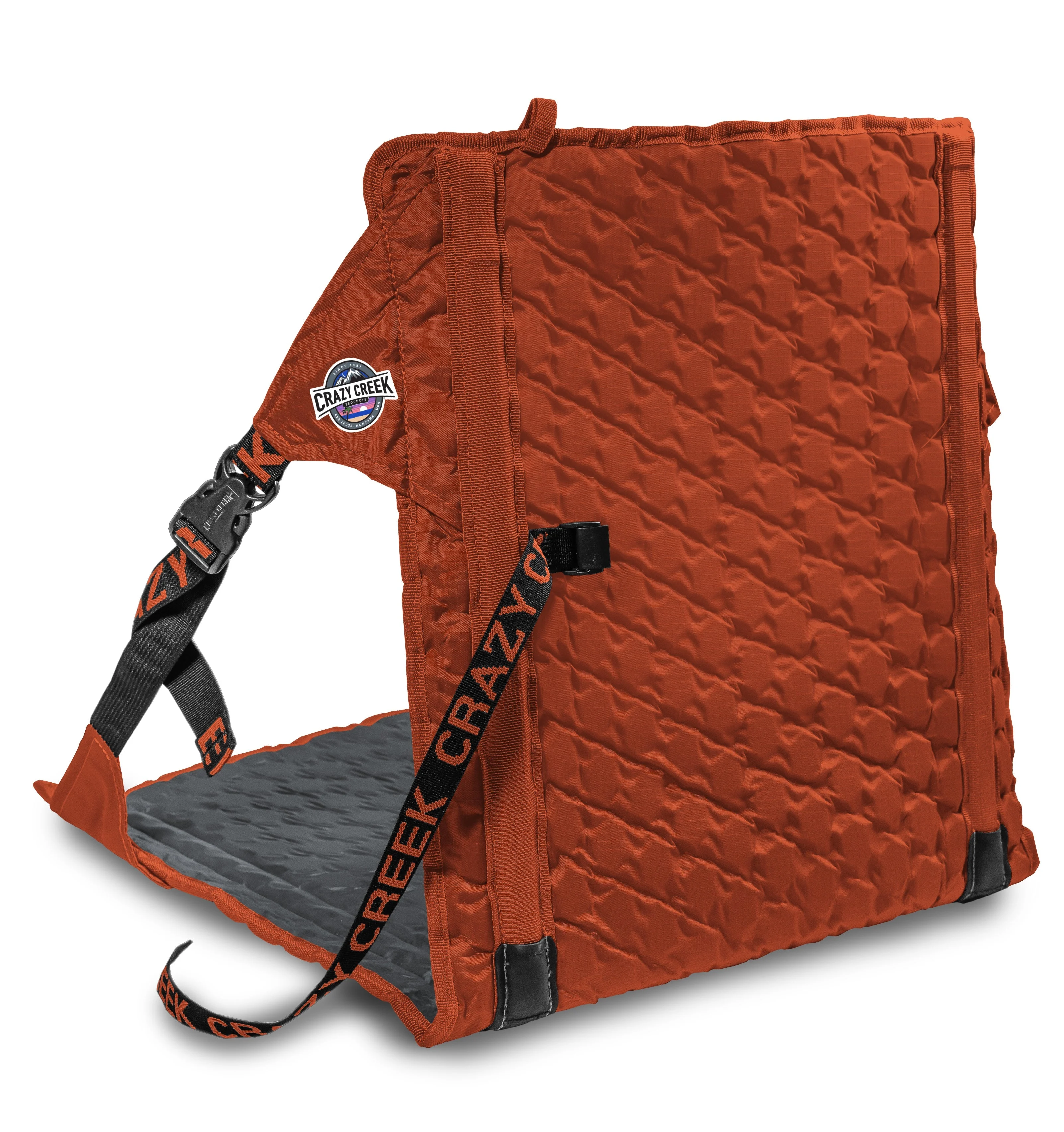 Crazy Creek HEX 2.0 Original Chair, Packable and Lightweight, Copper/Slate