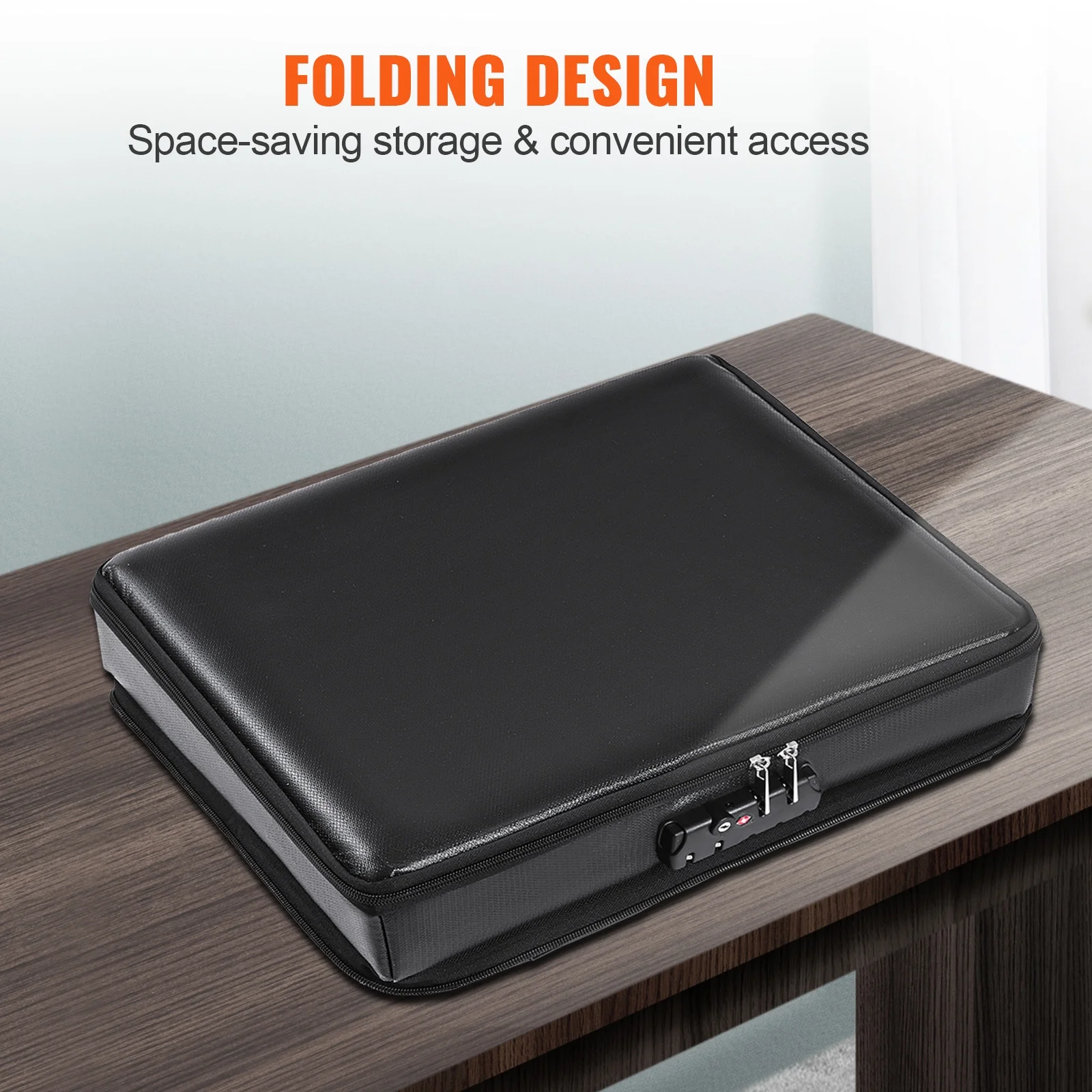 SKYSHALO Fireproof Document Box 2000℉ Fireproof & Waterproof Document Bag