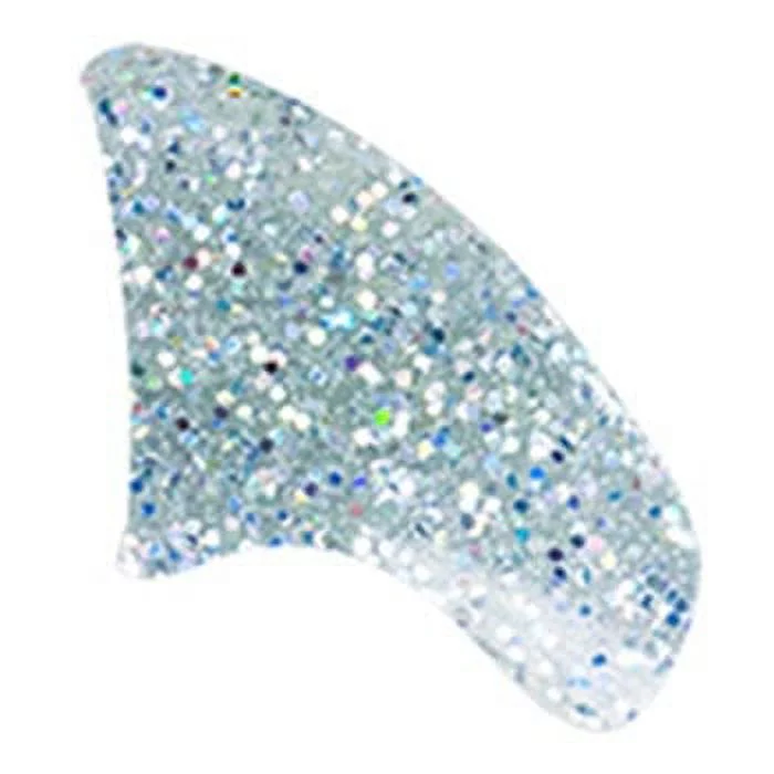 6 Month Supply - Purrdy Paws Silver Holo Glitter Soft Nail Caps for Small Cats Claws - Extra Adhesives