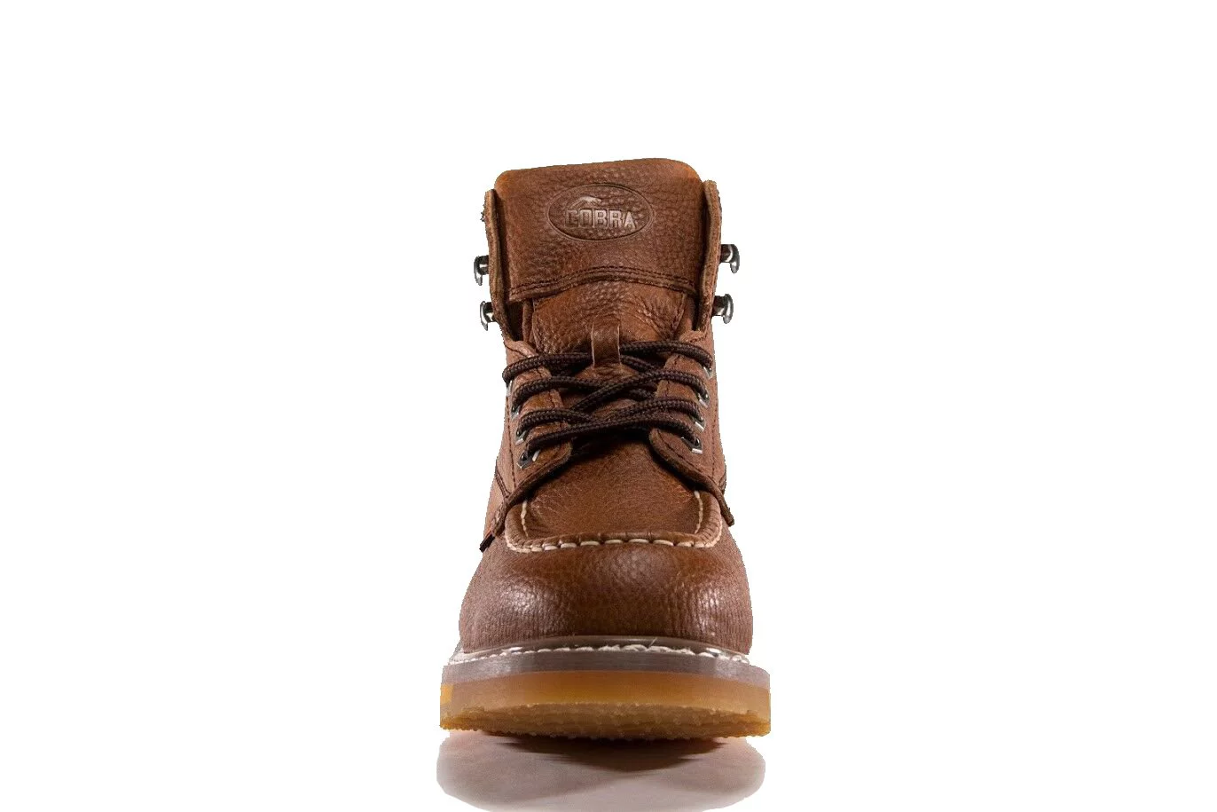 Cobra Men's Work Boot C27M Dark Brown Genuine Leather Goodyear Welt Construction