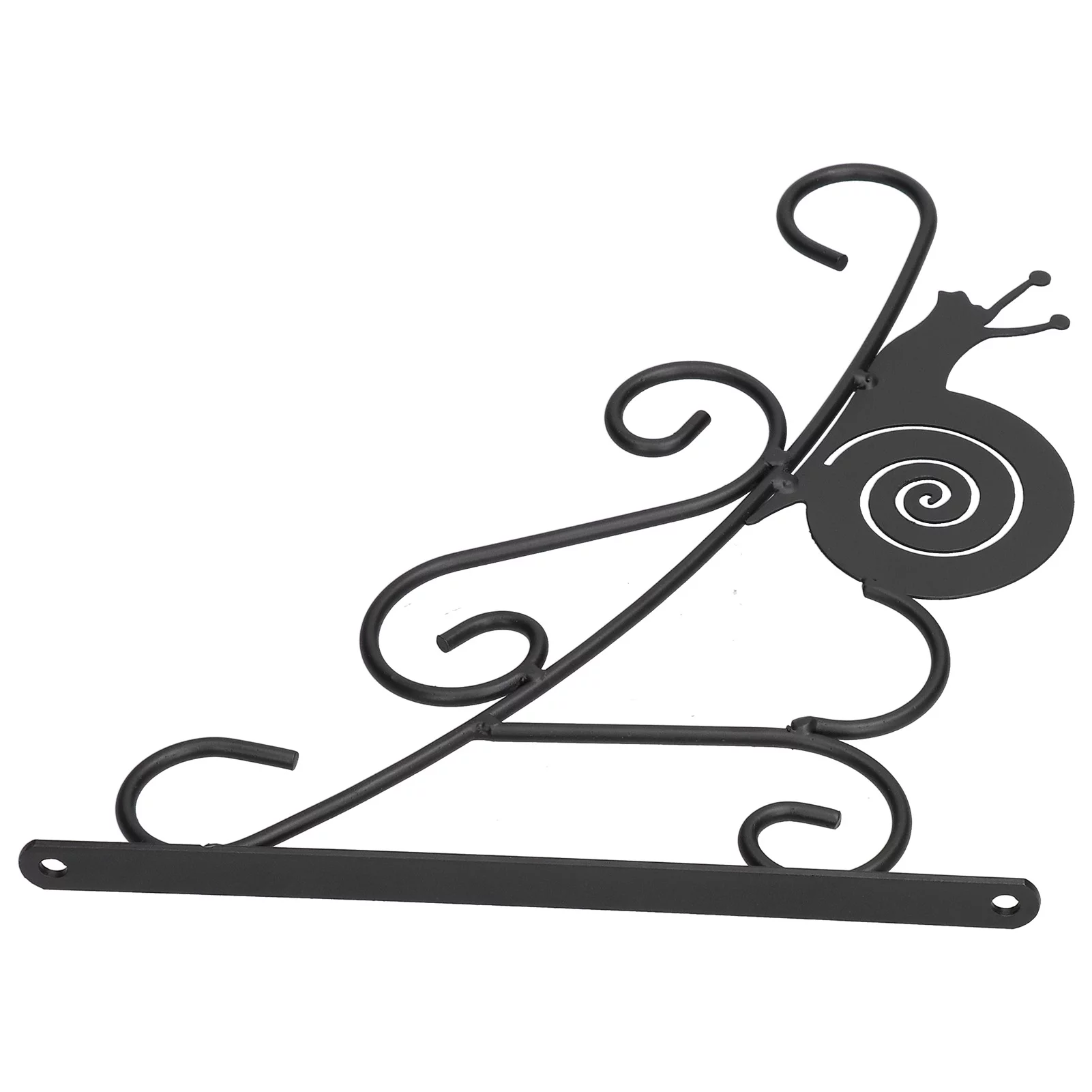 Hanging Basket Flower Stand European Style Wall Mounted Wrought Iron Flower Basket Living Room Balcony Flower Stand