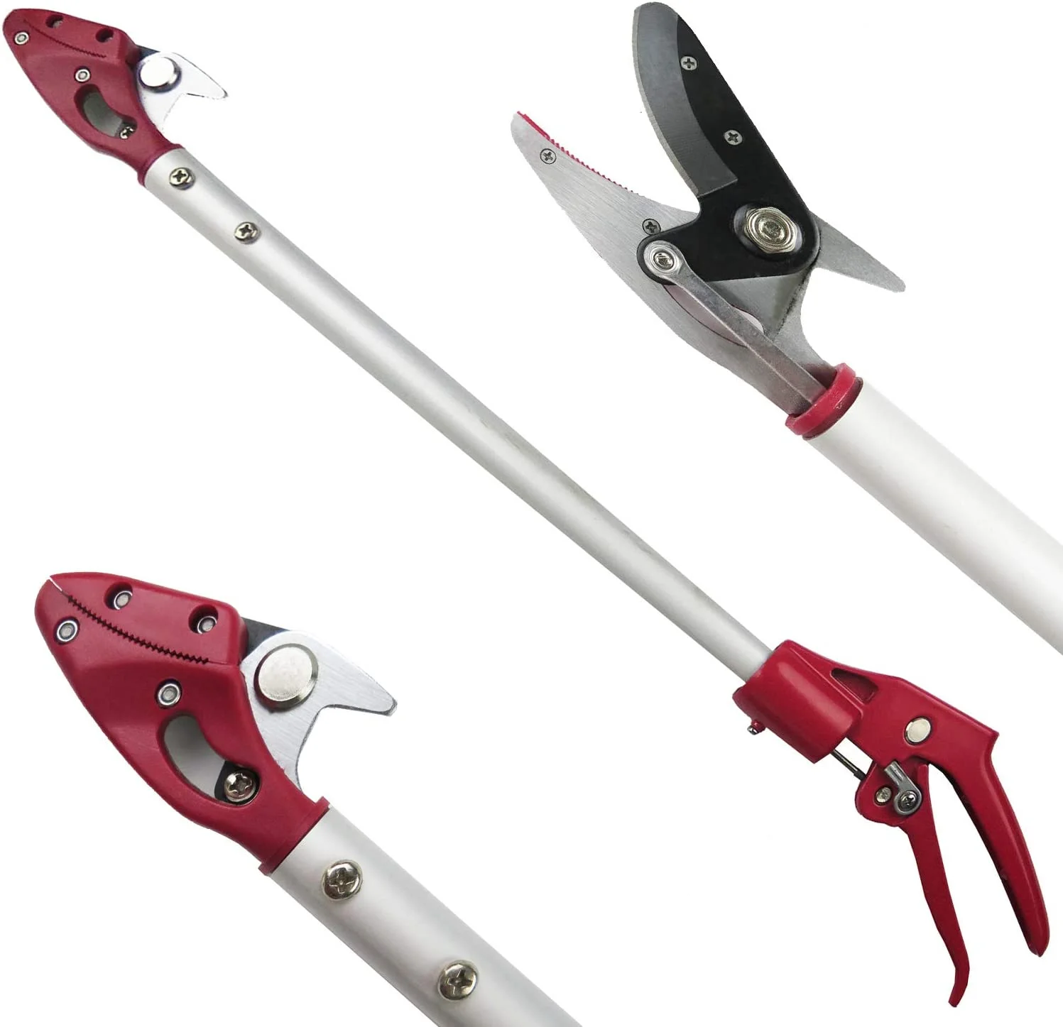 Mesoga 2 Feet Cut and Hold Tree Pruner  Rotation Pole Tree Trimming  Short Reach Fruit Picker  Branches Bypass Lopper