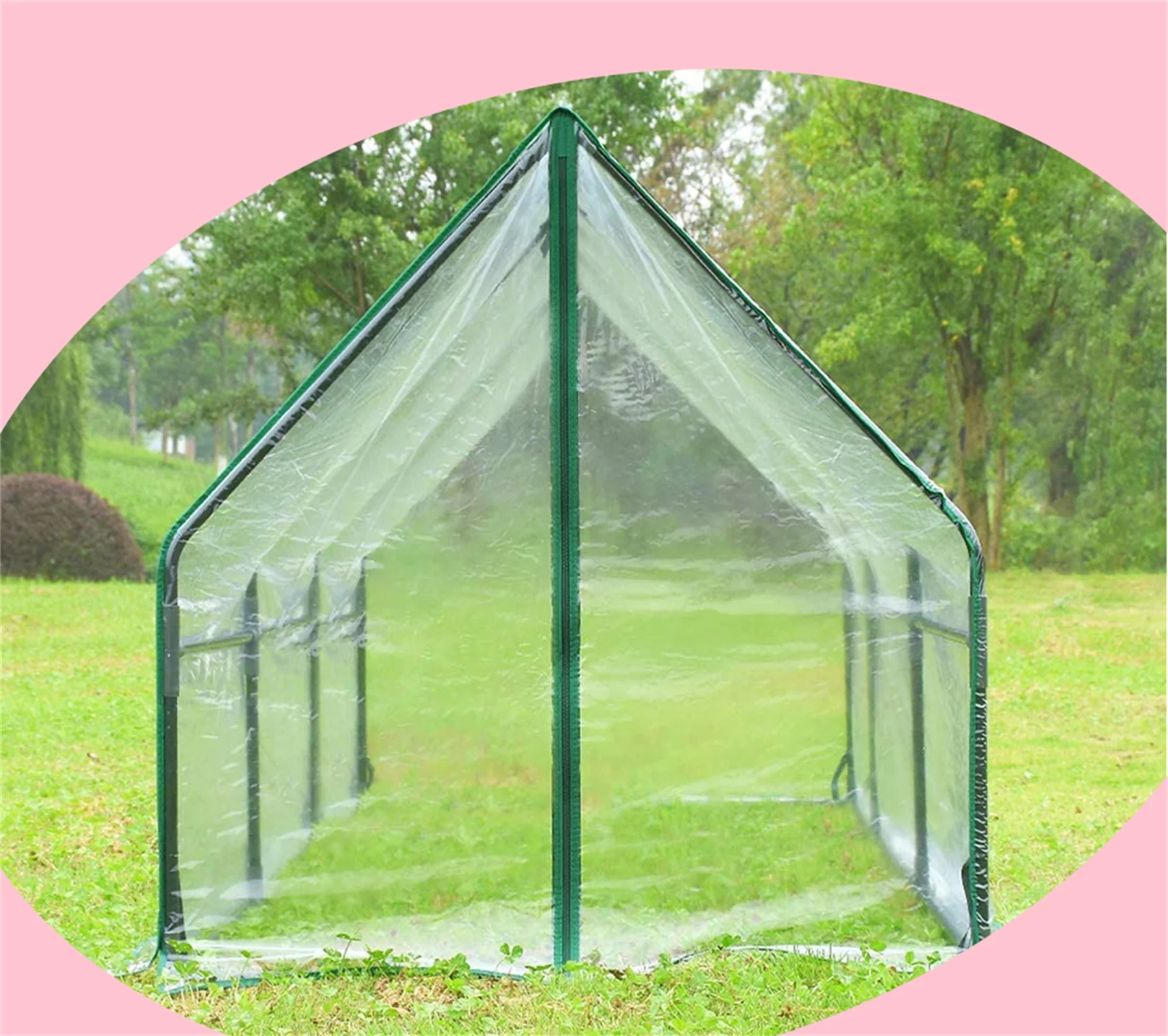Waterproof UV Protected Reinforced Mini Cloche Greenhouse