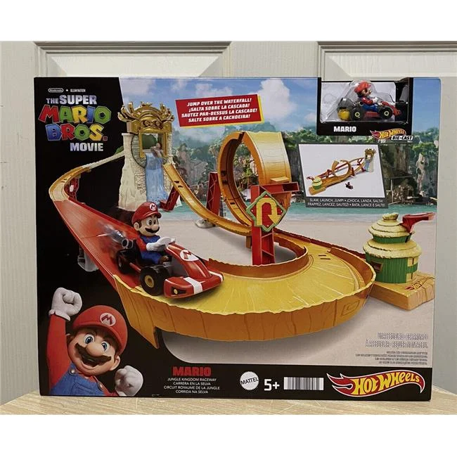 Hot Wheels The Super Mario Bros Kong Island Playset - 3 Piece