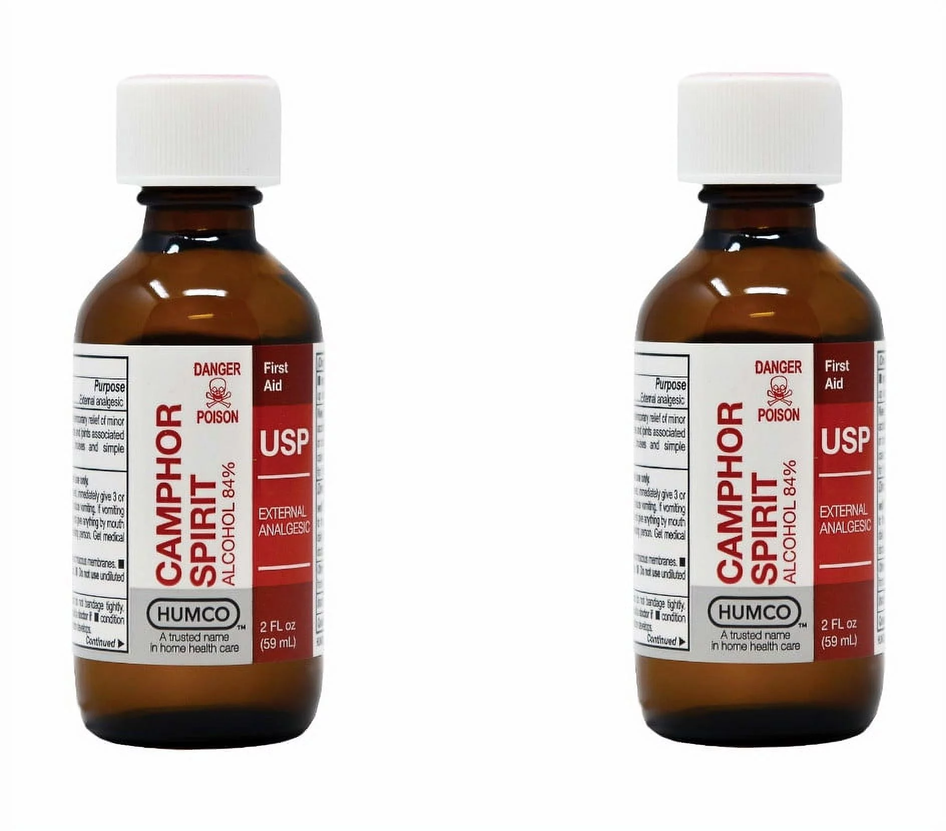 Humco Camphor Spirit USP 2 oz (Pack of 2)