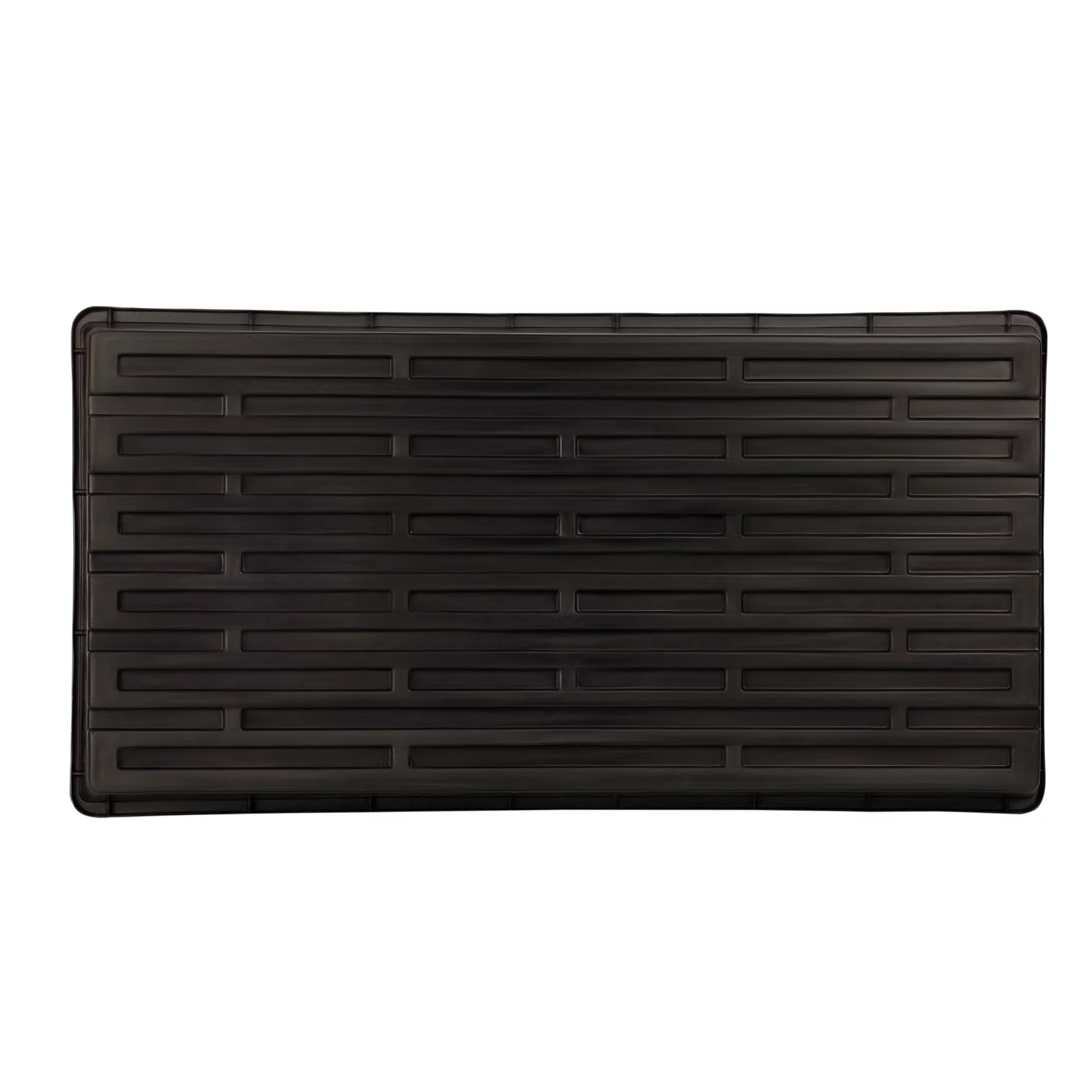 GROWDOTS Plant Trays Seedling Propagation Tray Plastic Growing Trays without holes for growing seeds, Germination and Seedling Propagation drip tray Black